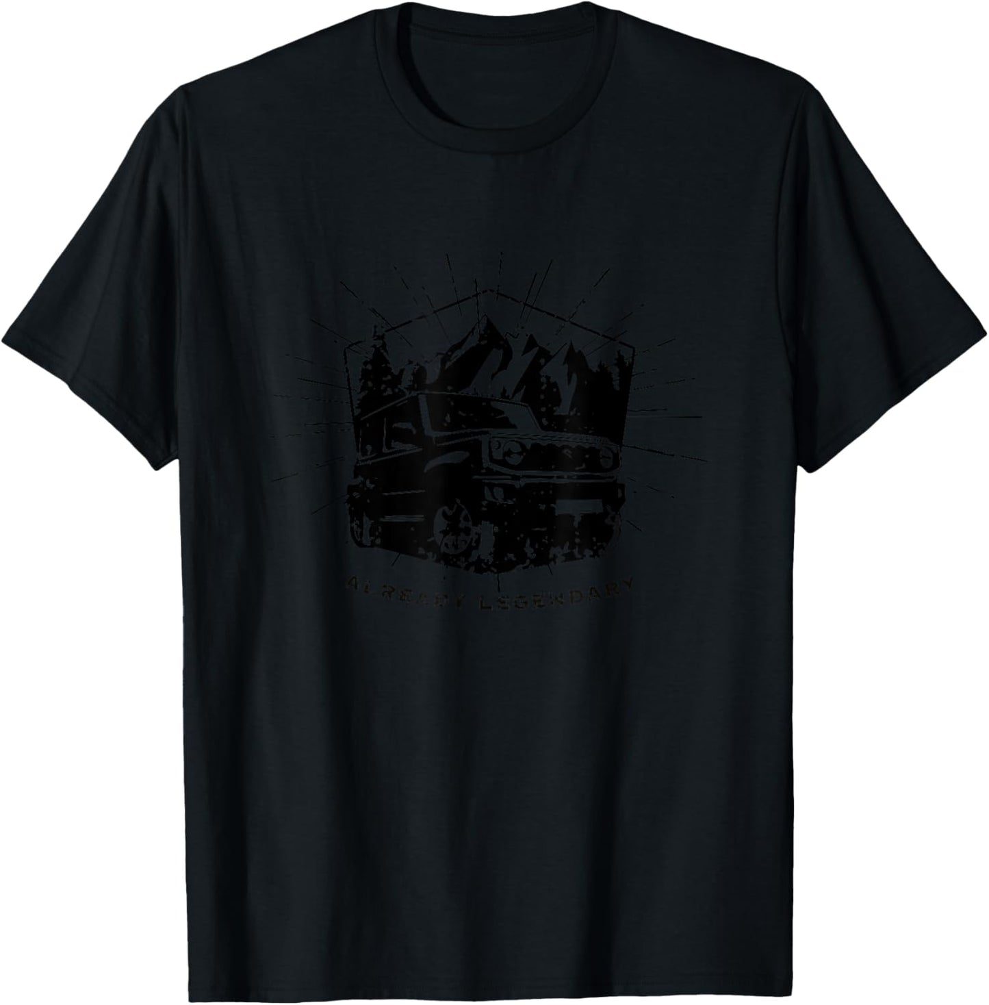 Jimny JB74 JB64 Offroad 4x4 Already Legendary All Grip 4WD T-Shirt - T-Shirt | Black
