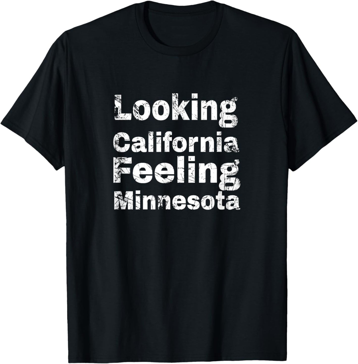 California Feeling Minnesota T-Shirt - T-Shirt | Black