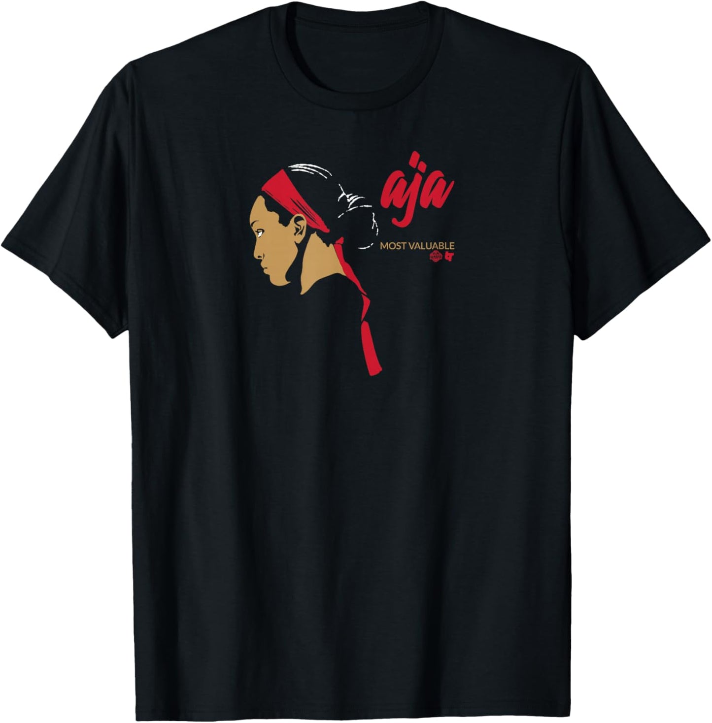 A'ja Wilson - Most Valuable A'ja - Las Vegas Basketball Small T-Shirt - T-Shirt | Black