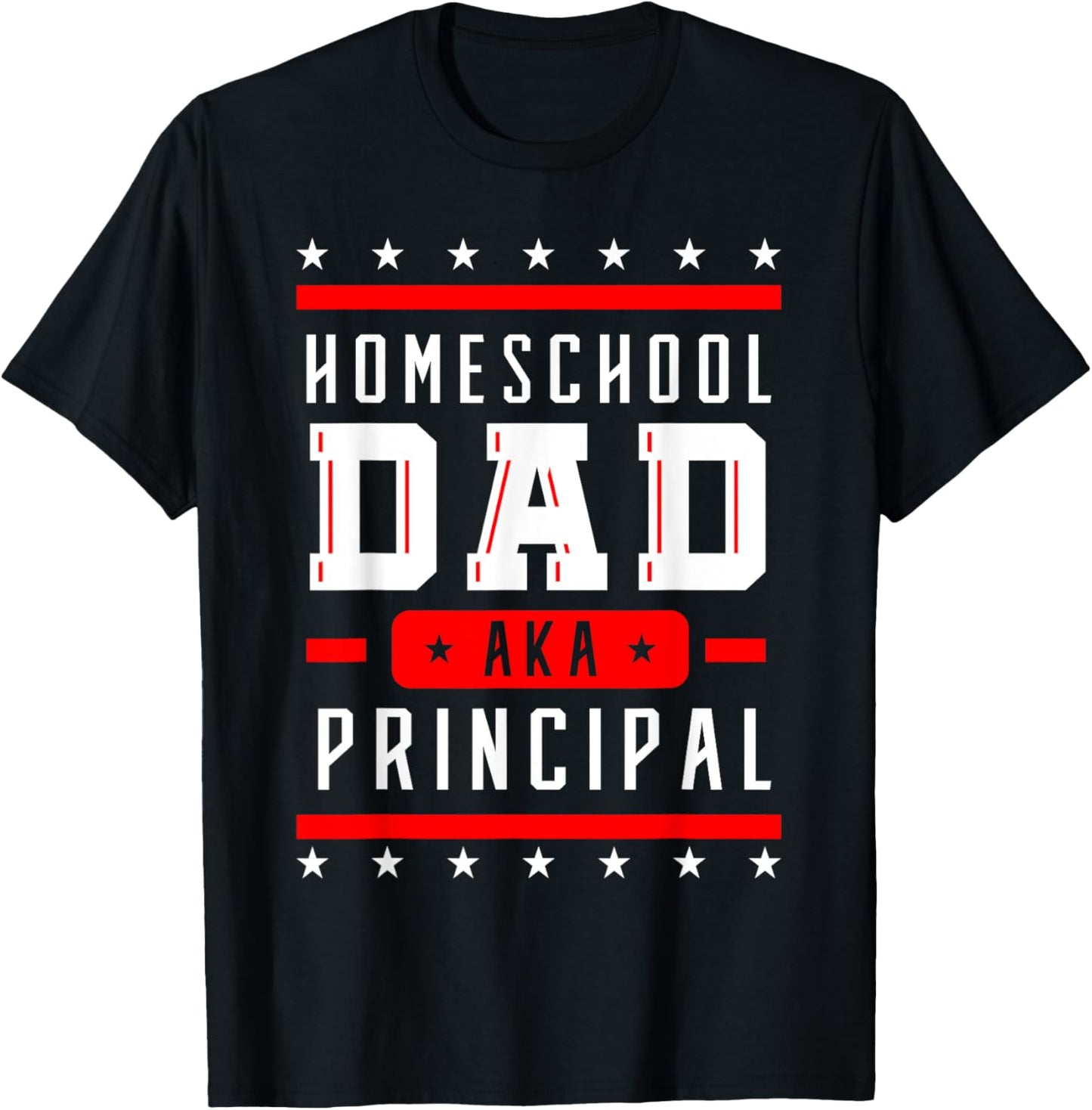 Teacher Principal Dad Homeschool Instructor Father's Day Men Women Girls Kids T-Shirt - T-Shirt | Black