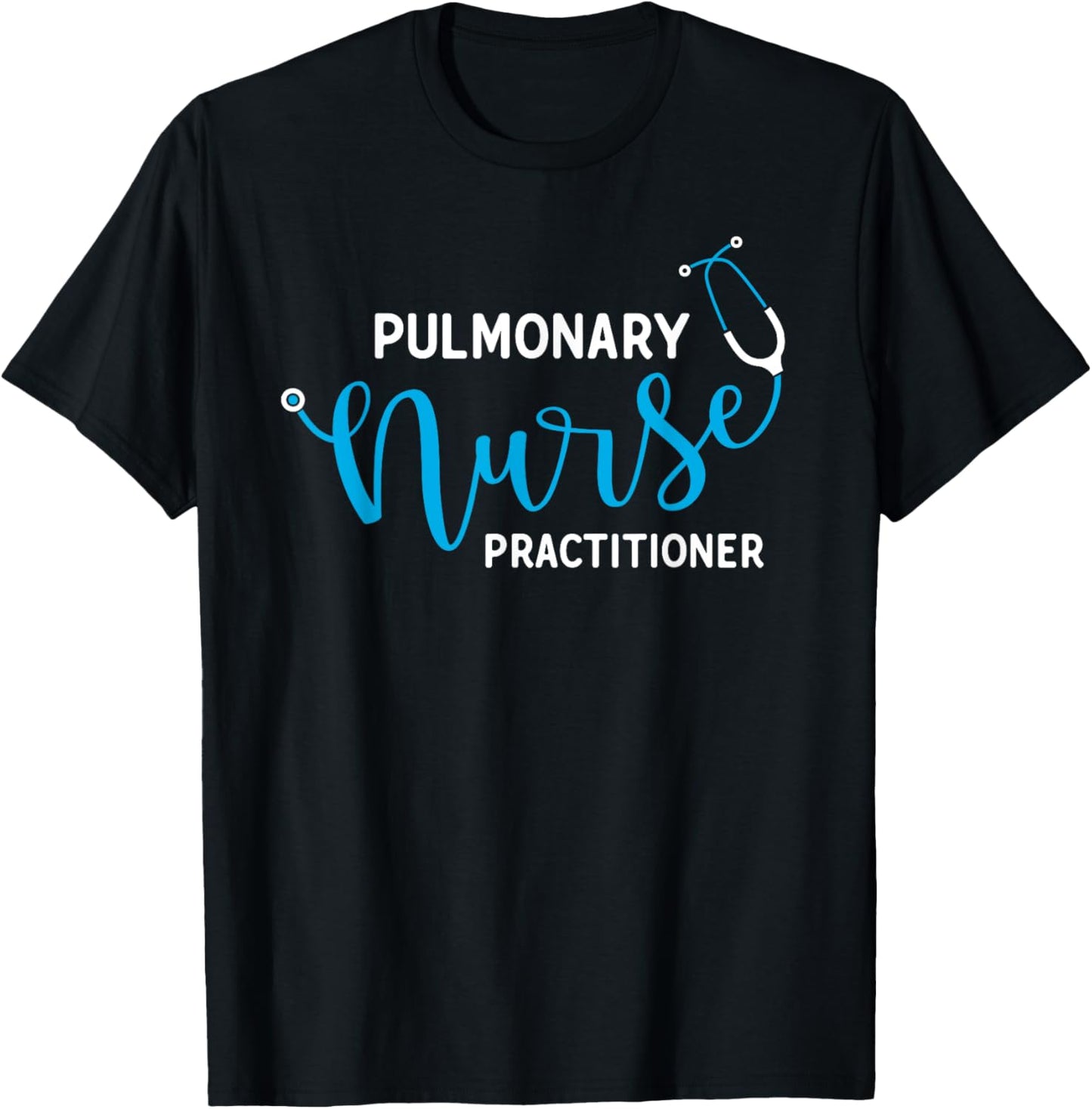 Respiratory Pulmonary Nurse Practitioner T-Shirt - T-Shirt | Black