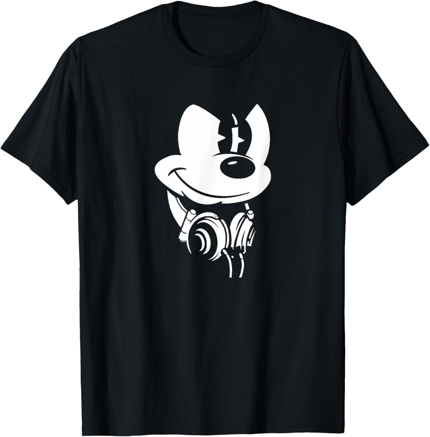 Disney - Mickey Dj Headphones T-Shirt - T-Shirt | Black