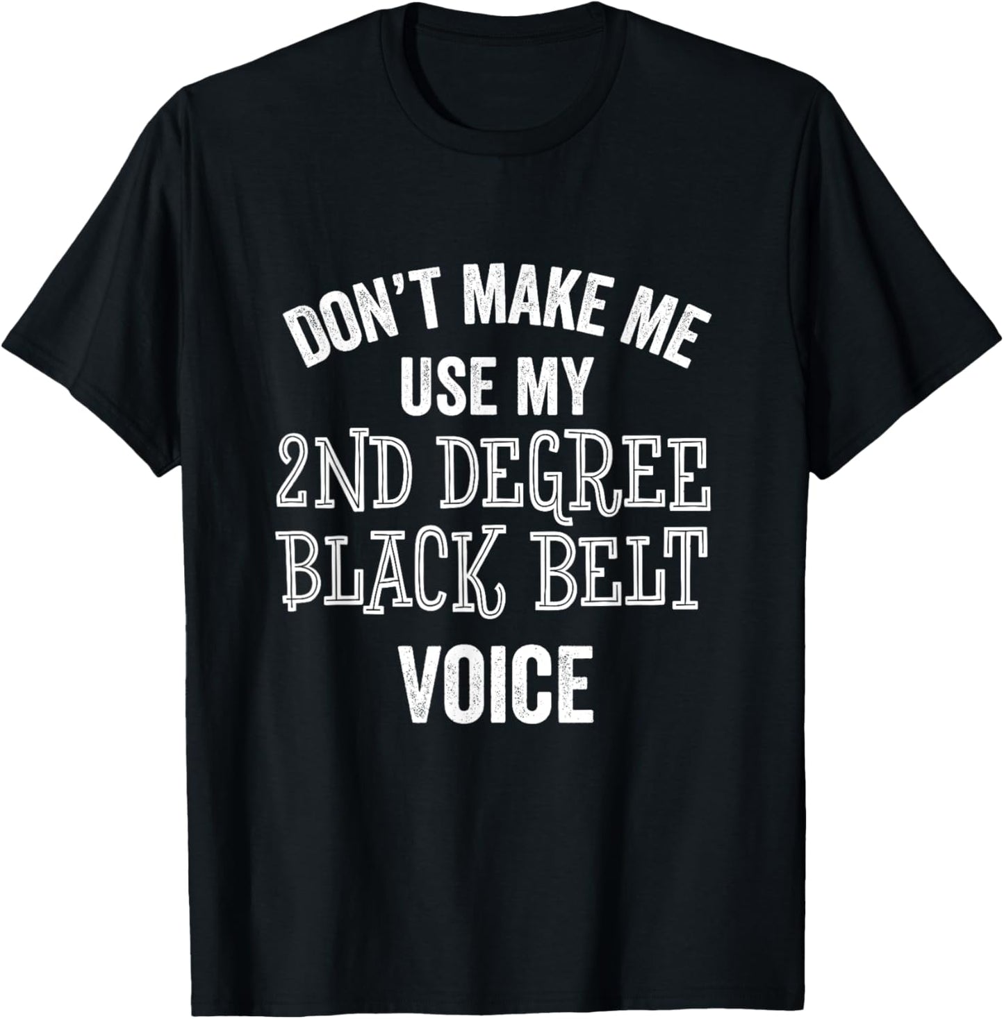 Funny 2nd Degree Second Black Belt Karate Taekwando Martial T-Shirt - T-Shirt | Black
