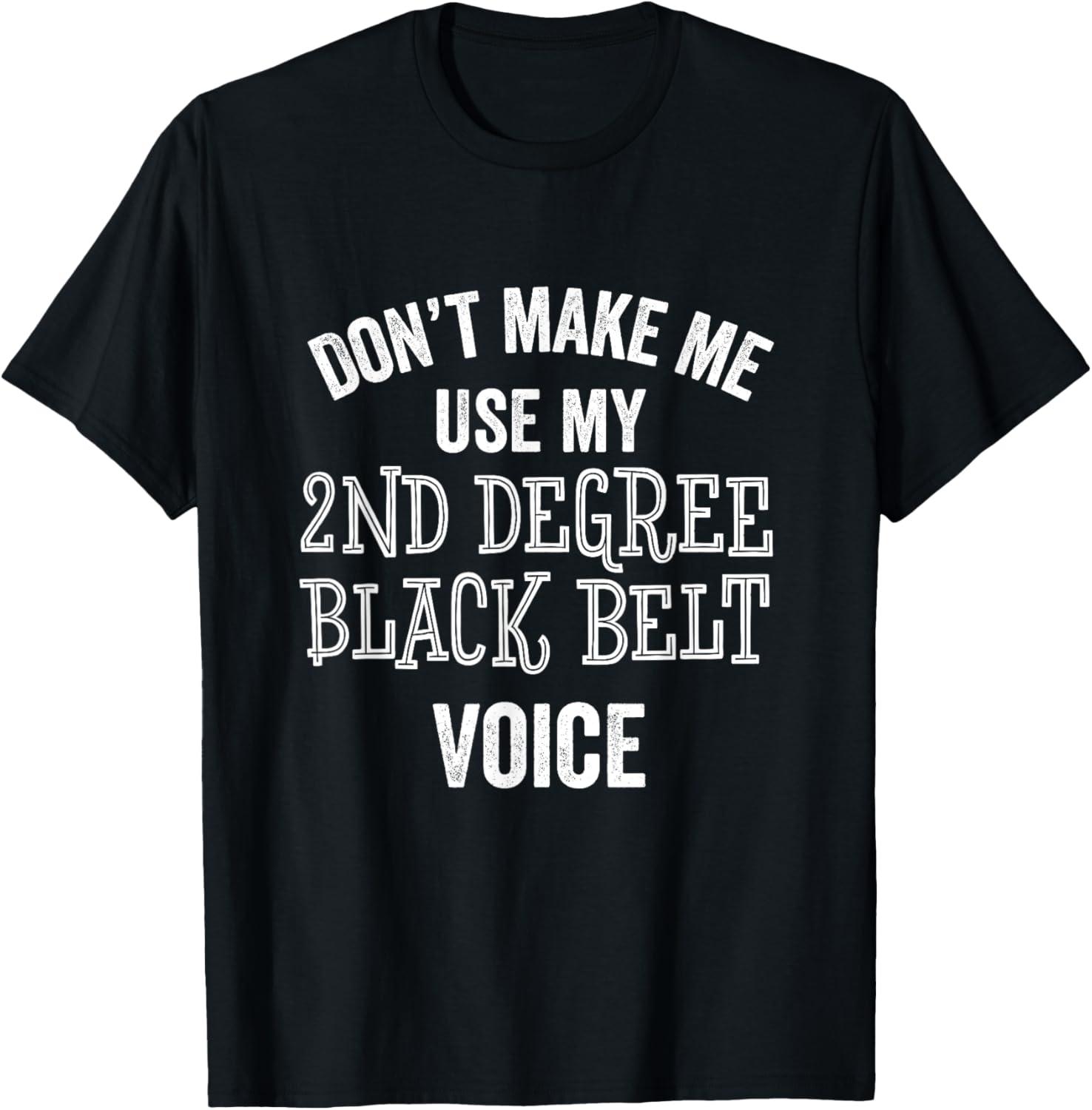Funny 2nd Degree Second Black Belt Karate Taekwando Martial T-Shirt - T-Shirt | Black