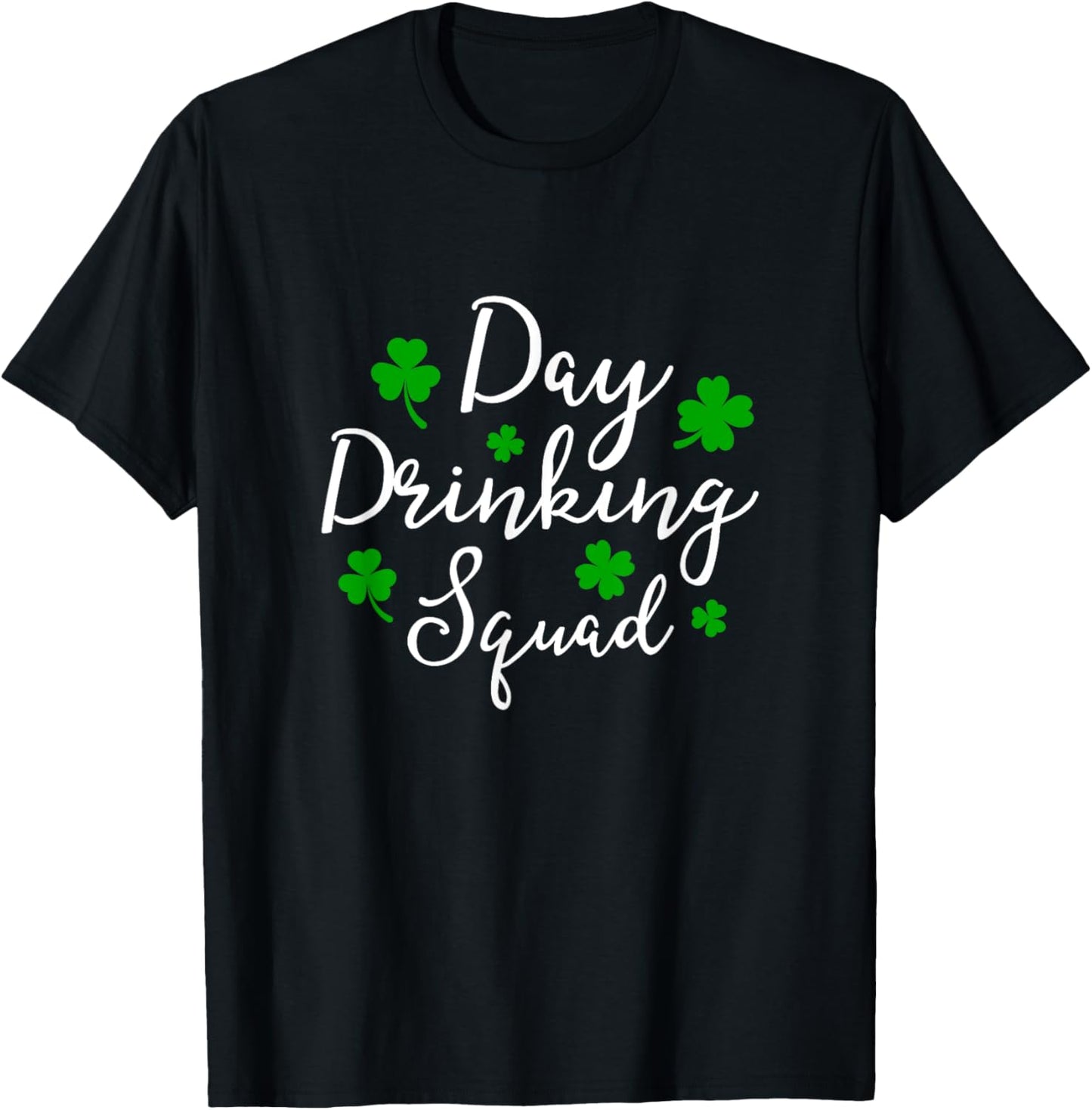 St Patricks Day Drinking Squad Irish Shamrock Beer Lovers T-Shirt - T-Shirt | Black