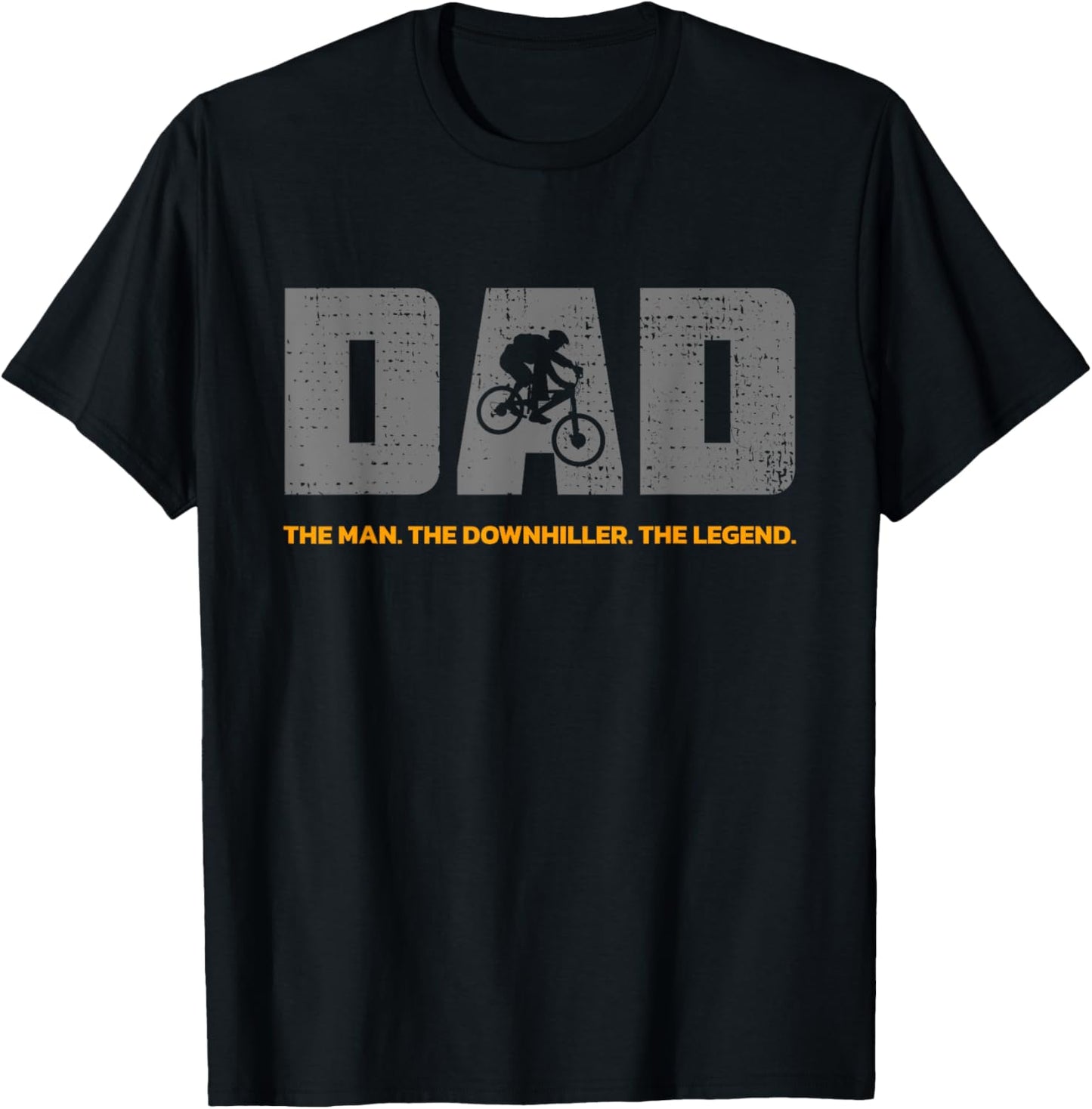 Downhill Dad and Downhill mountain biking for Downhill T-Shirt - T-Shirt | Black