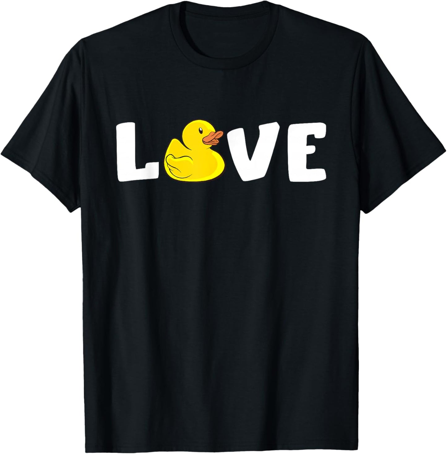 Rubber Duck Cute Duckie Yellow Rubber Ducks Rubber Duck Love T-Shirt - T-Shirt | Black