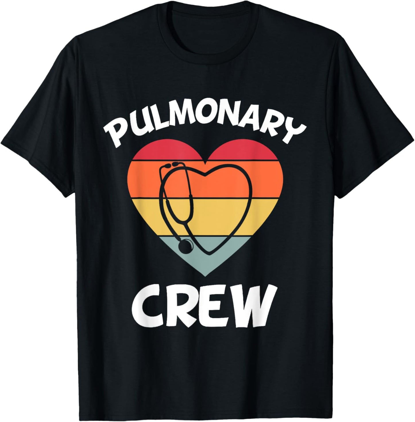 Respiratory Therapy Lung Doctor Pulmonary Crew Asthma Nurse T-Shirt - T-Shirt | Black