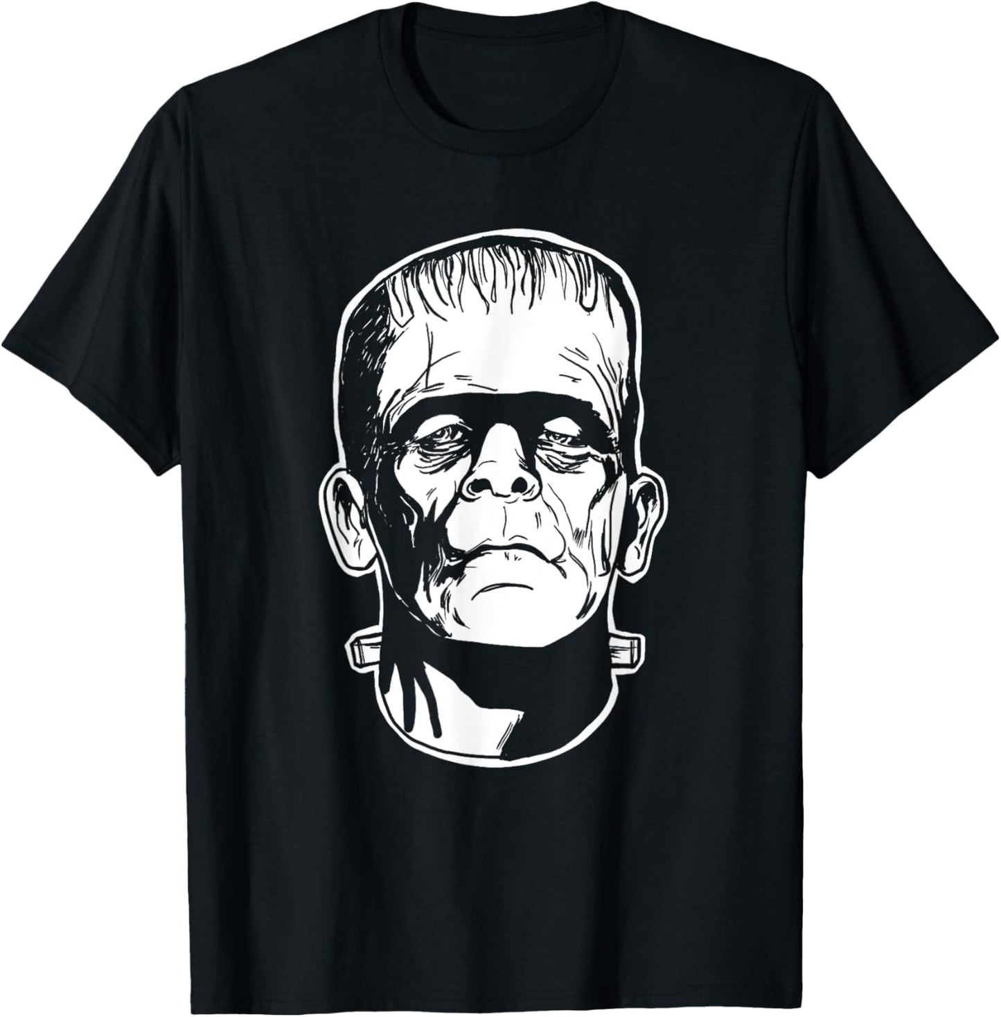 Frankenstein Monster Horror Halloween T-Shirt - T-Shirt | Black