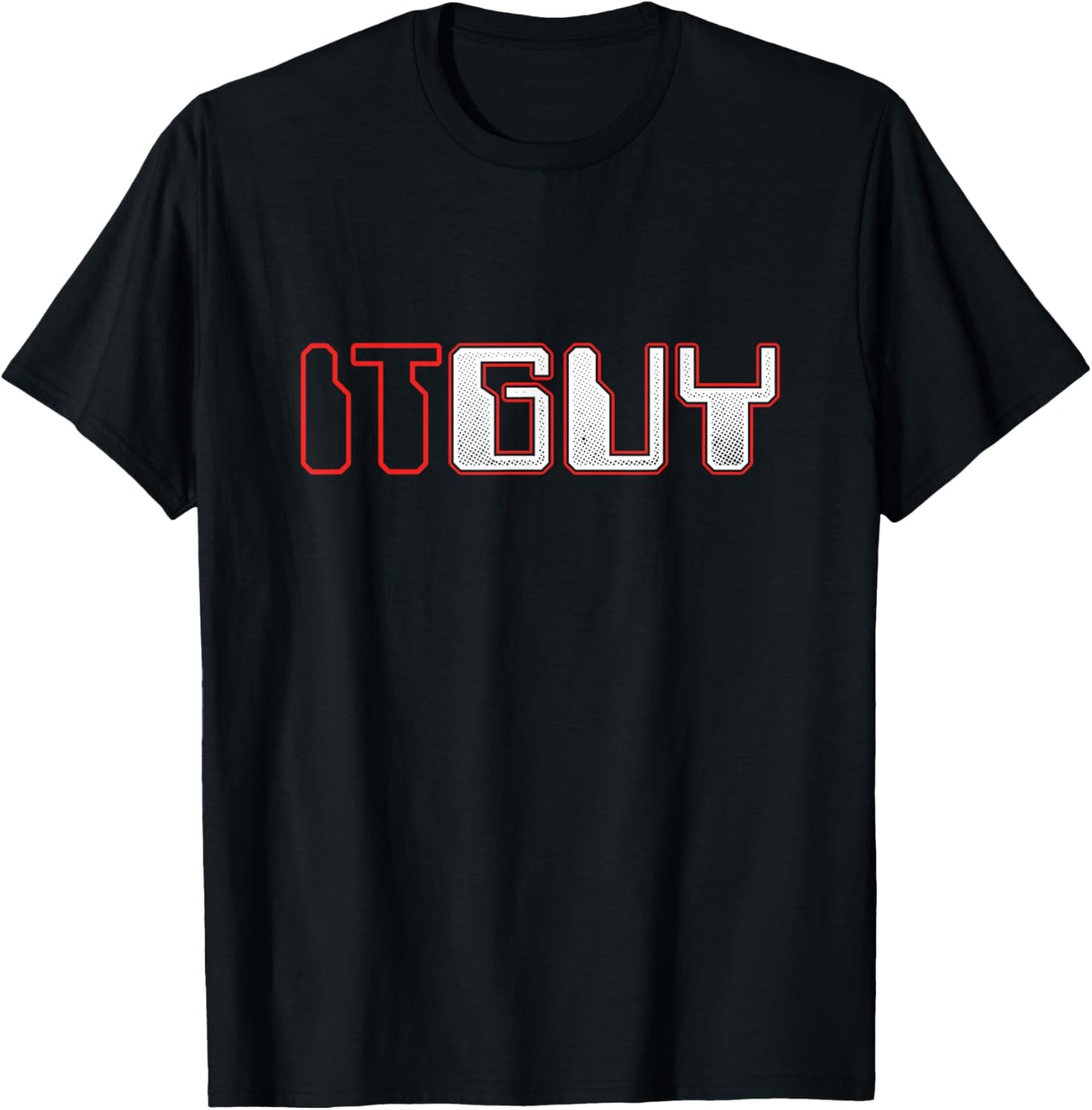 IT Guy Programmer Tech Support Developer Coder Nerd Techie T-Shirt - T-Shirt | Black