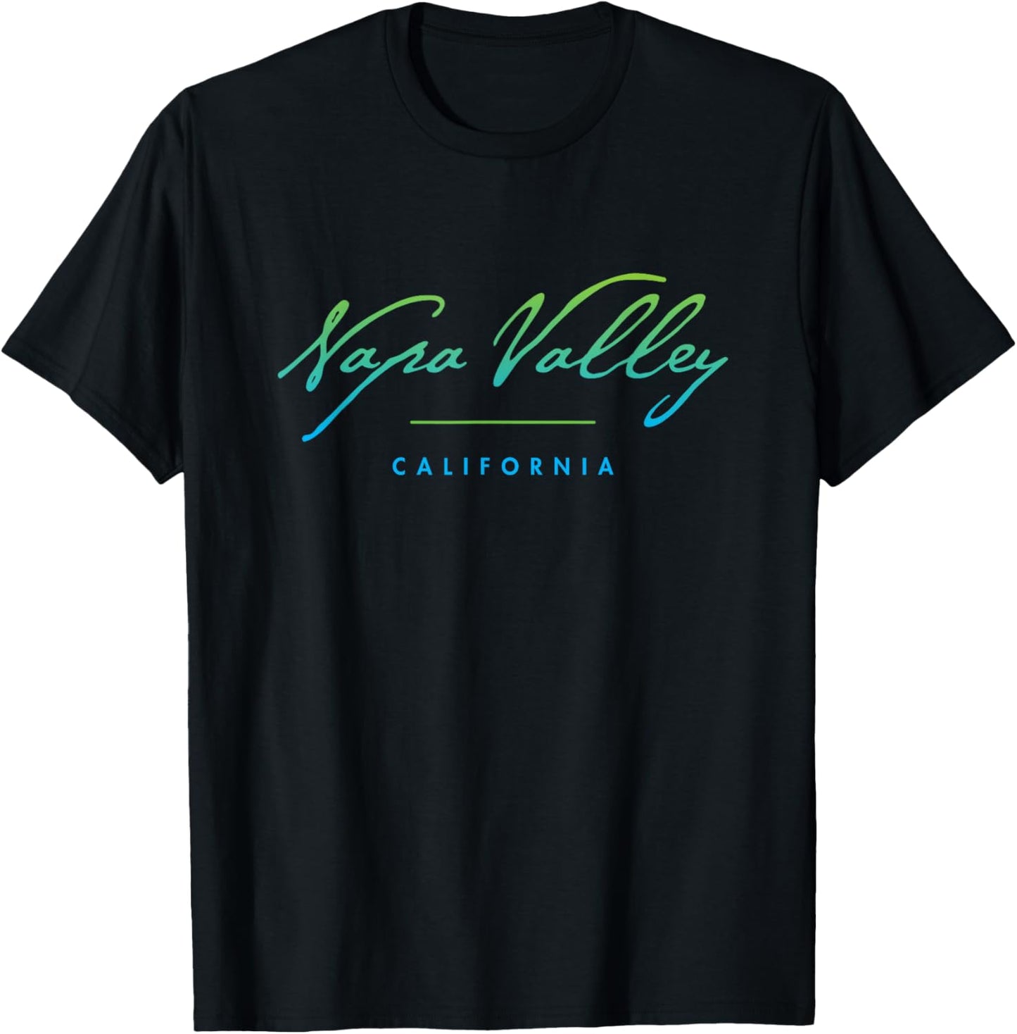 Napa Valley California T-Shirt - T-Shirt | Black
