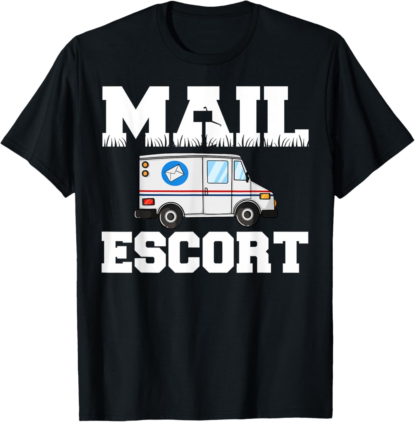 Postal Service Mailman US Postman Worker T-Shirt - T-Shirt | Black