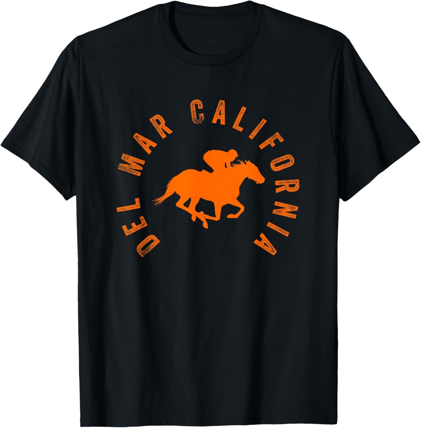 Del Mar California Horse Racing T-Shirt - T-Shirt | Black