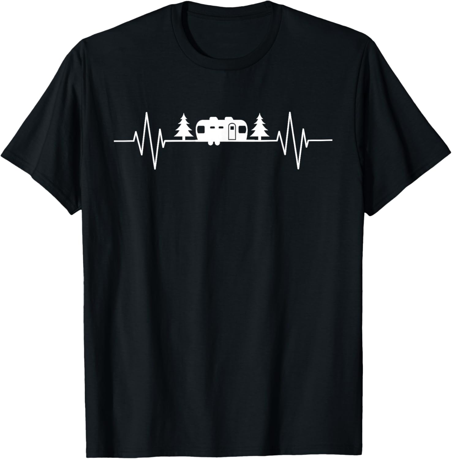Airstream Heartbeat - Airstream Camper Outfit T-Shirt - T-Shirt | Black