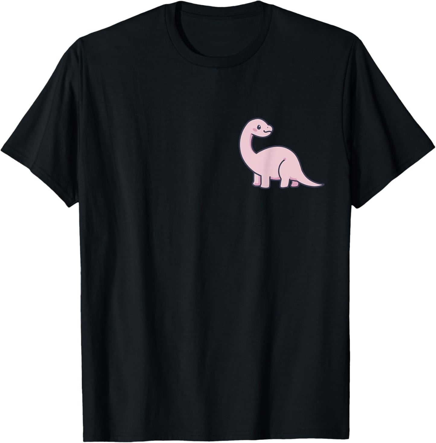 Dinosaur Cute Kawaii Lover Anime Pastel Goth Aesthetic Small T-Shirt - T-Shirt | Black