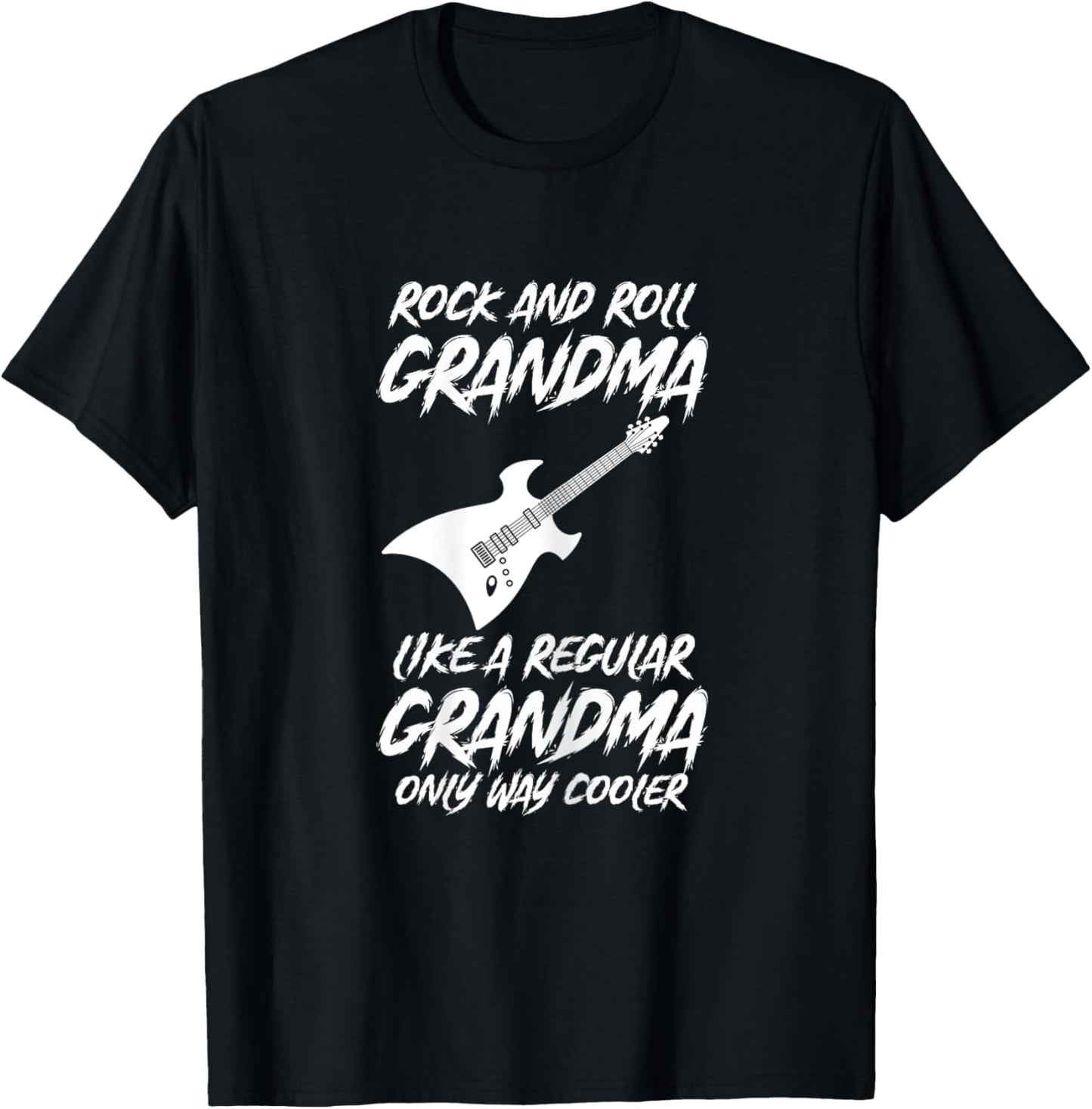 Rock and Roll Grandma wie eine normale Oma nur Rock N Roll T-Shirt - T-Shirt | Black