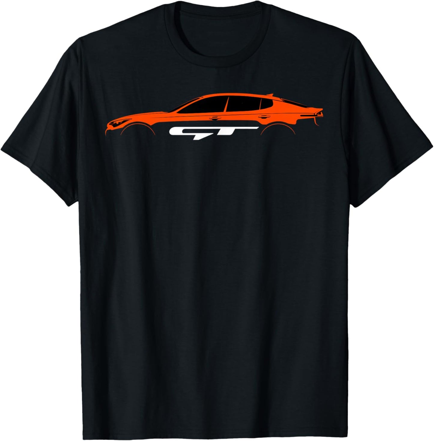 Stinger GT KDM Orange Silhouette T-Shirt - T-Shirt | Black