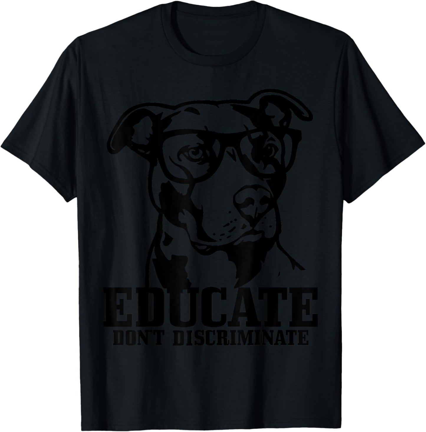 Pitbull Funny Dog Pitbull Mama Papa T-Shirt - T-Shirt | Black