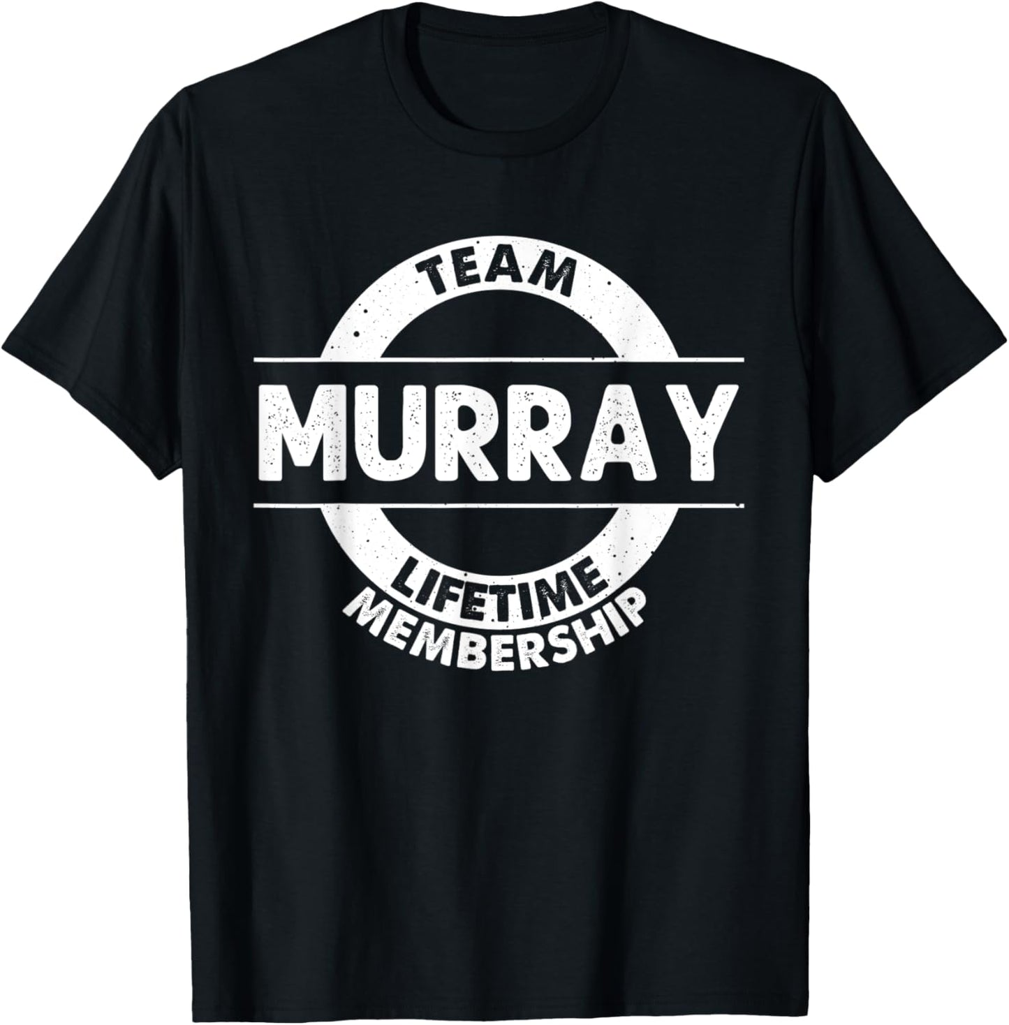 MURRAY Gift Funny Surname Family Tree Birthday Reunion Idea T-Shirt - T-Shirt | Black
