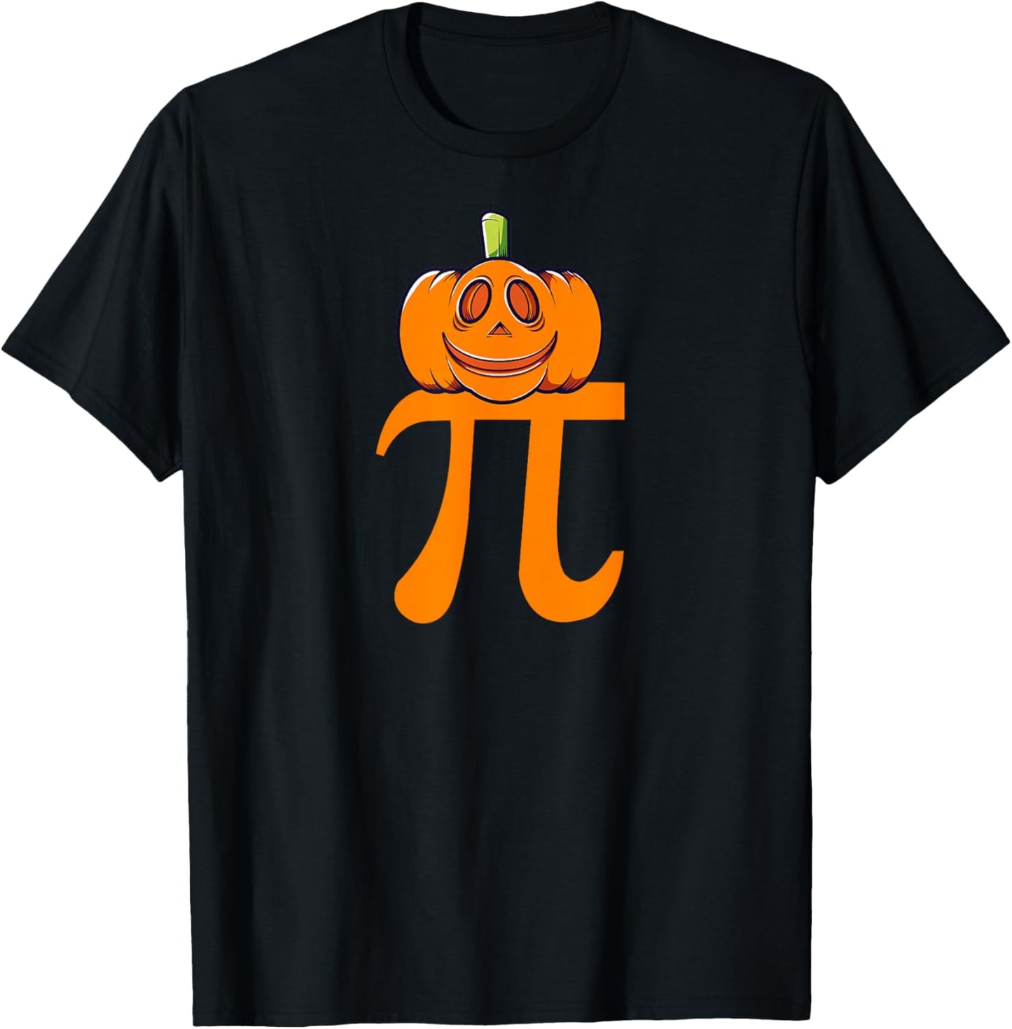 Pumpkin Pi | Pie Math T-Shirt - T-Shirt | Black