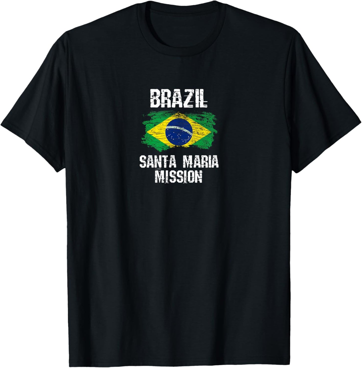Brazil Santa Maria Mission T-Shirt - T-Shirt | Black