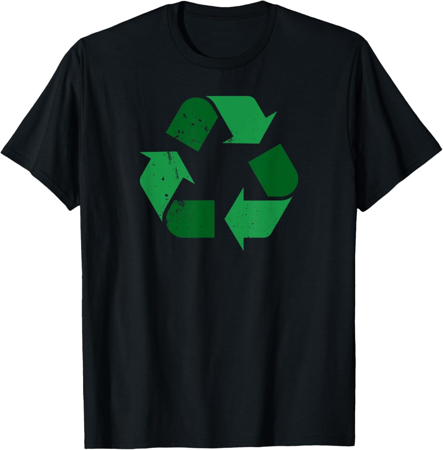Vintage Recycle Symbol T-Shirt - T-Shirt | Black