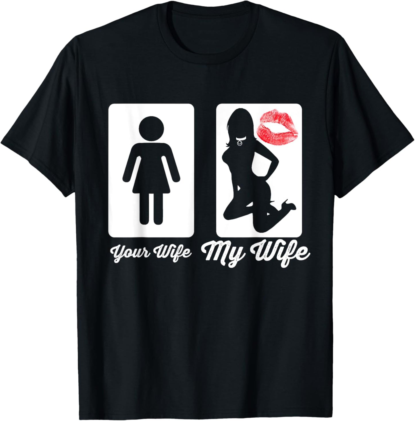 Your Wife My Wife Submissive Bdsm T Shirt Munch T-Shirt - T-Shirt | Black