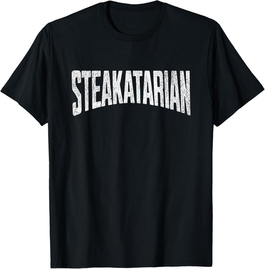 Steak Lover: Steakatarian Zero Carb Lion Diet Lifestyle T-Shirt - T-Shirt | Black