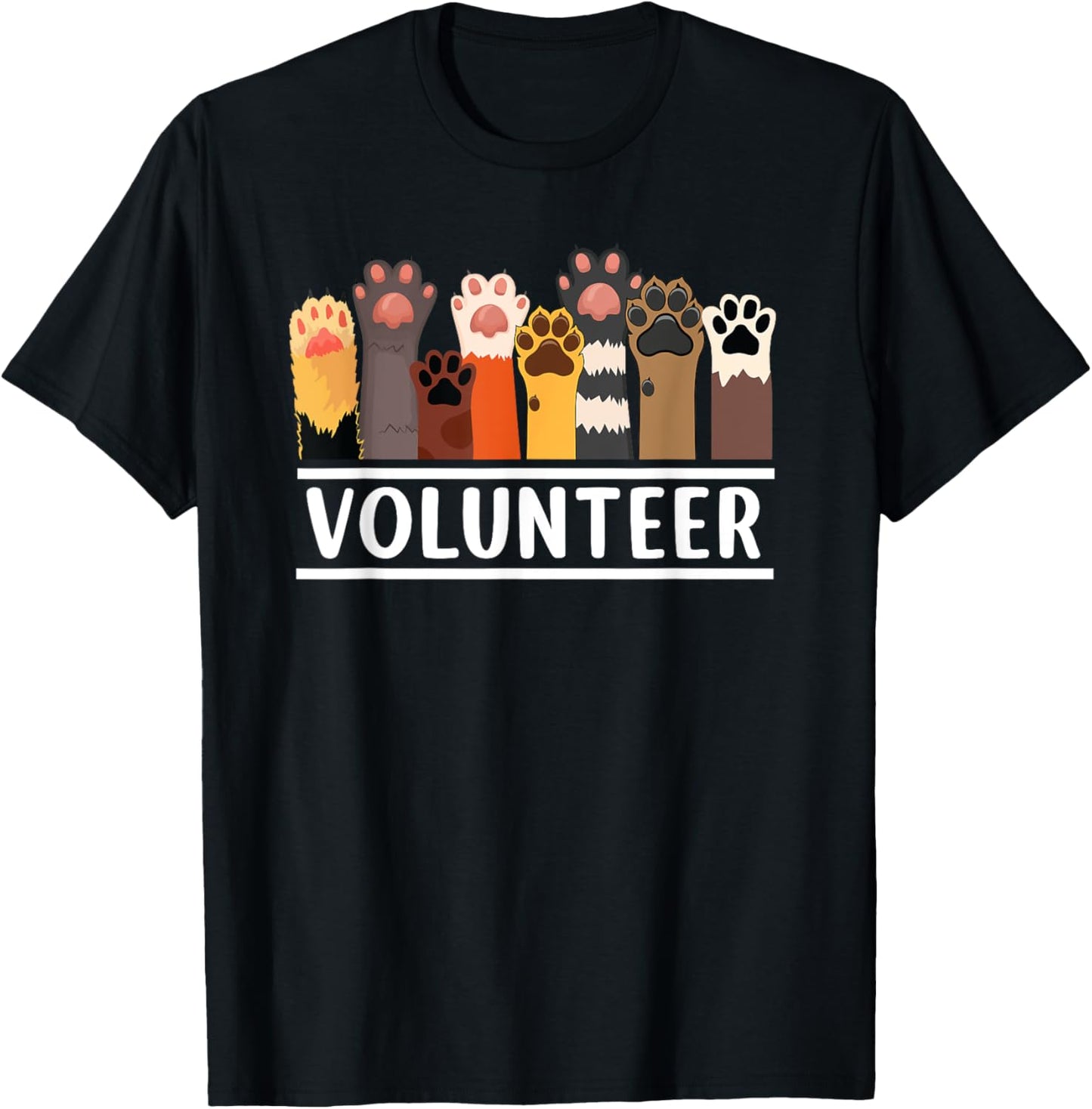 Animal Volunteer For Dog Cat Rescue Supporter Women T-Shirt - T-Shirt | Black