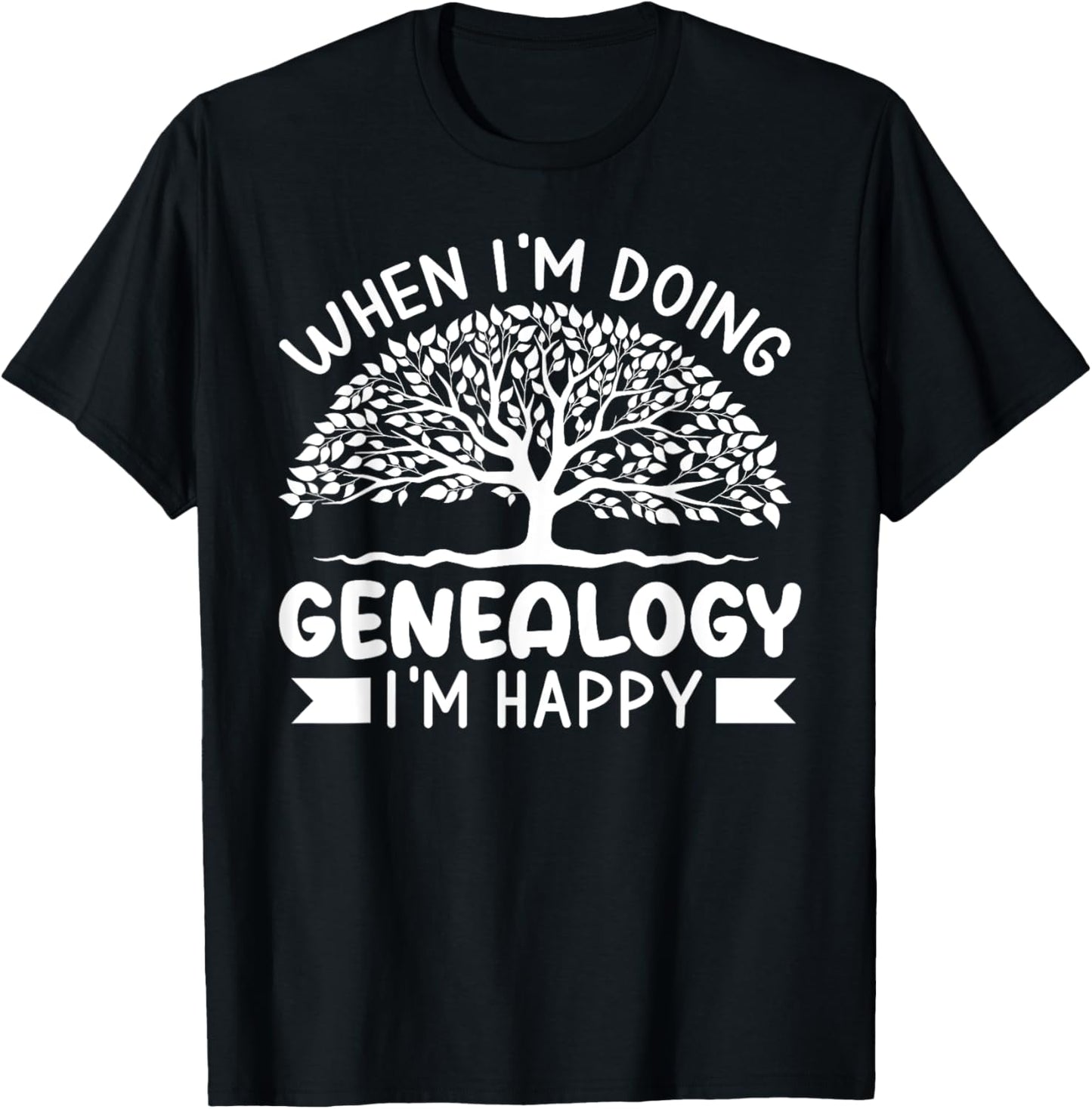Genealogist Family History Tree Researcher Genealogy T-Shirt - T-Shirt | Black