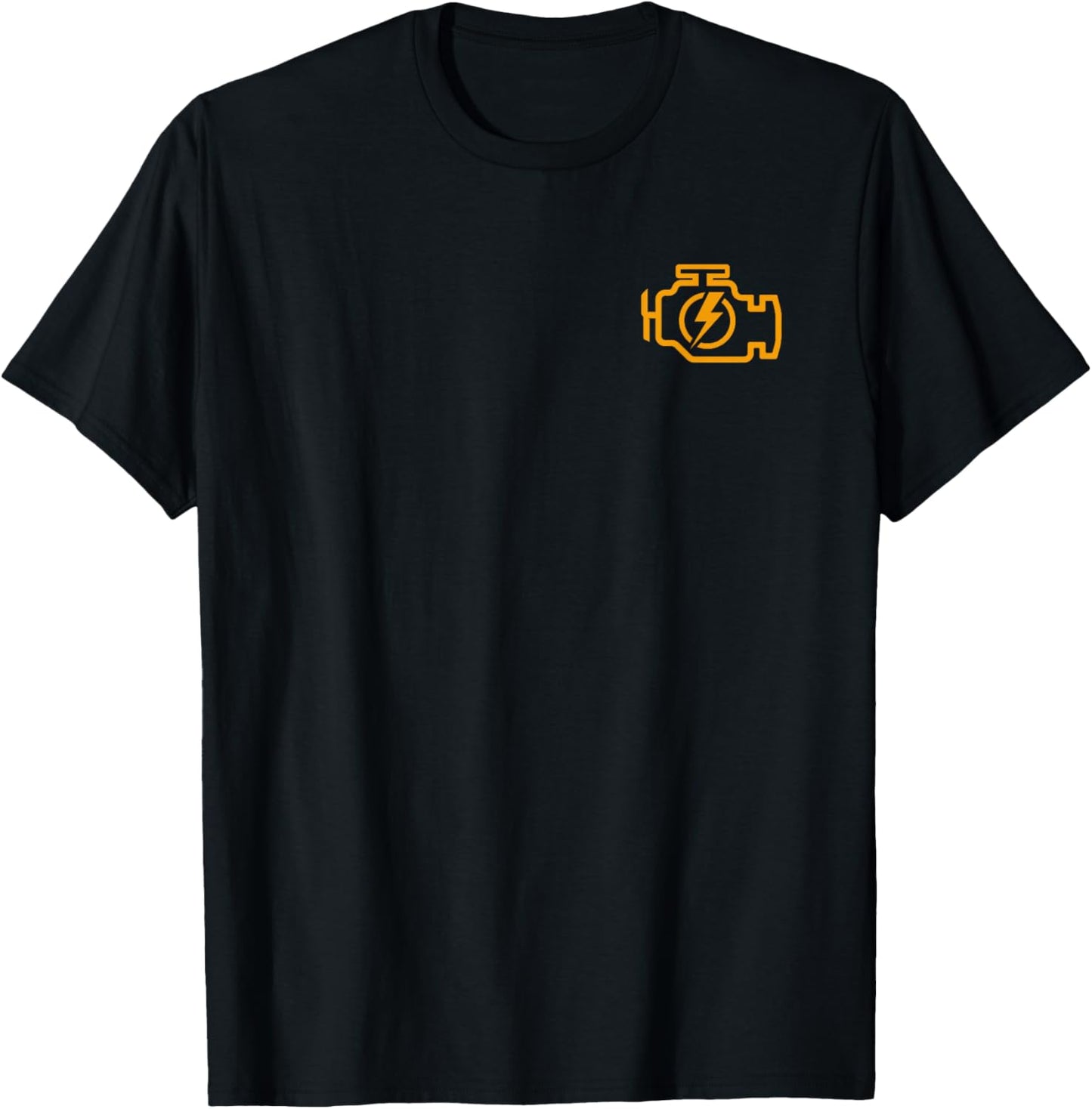 Check Engine Light Cel Fun Auto Car Mechanic Repair T-Shirt - T-Shirt | Black