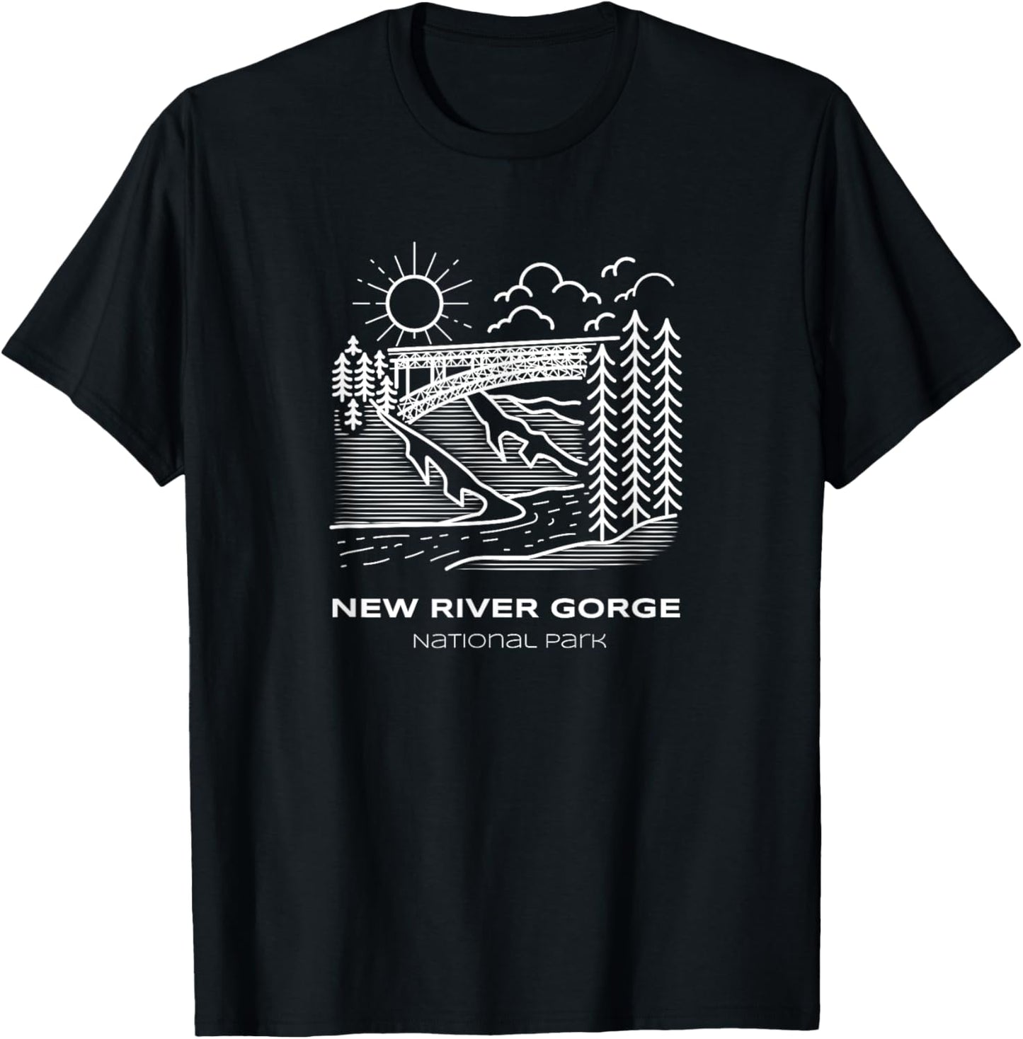 Best New River Gorge National Park Hike T-Shirt - T-Shirt | Black