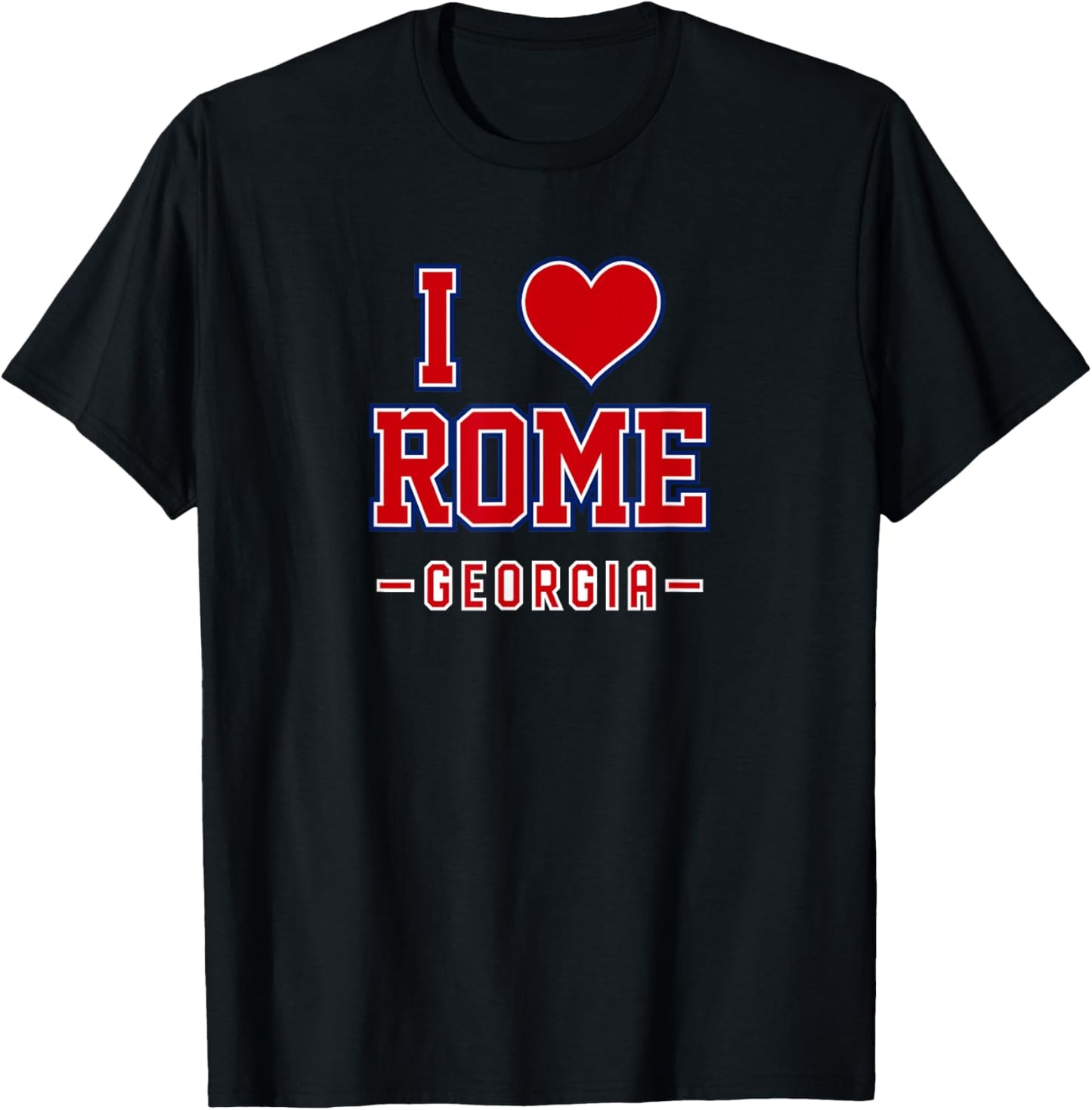 I Love Rome Georgia T-Shirt - T-Shirt | Black