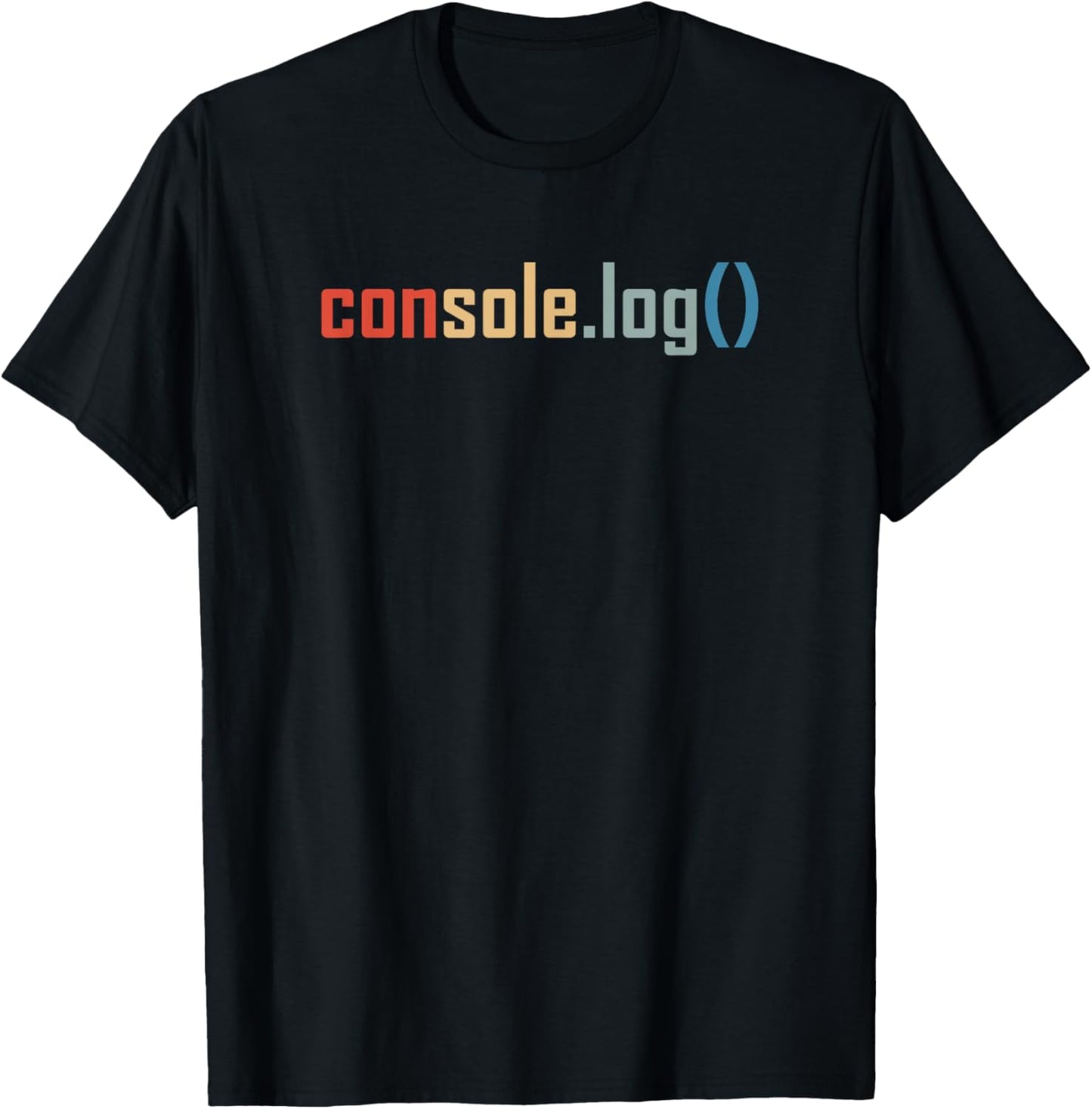 Programming Code Console Log Javascript Debugging Programmer T-Shirt - T-Shirt | Black