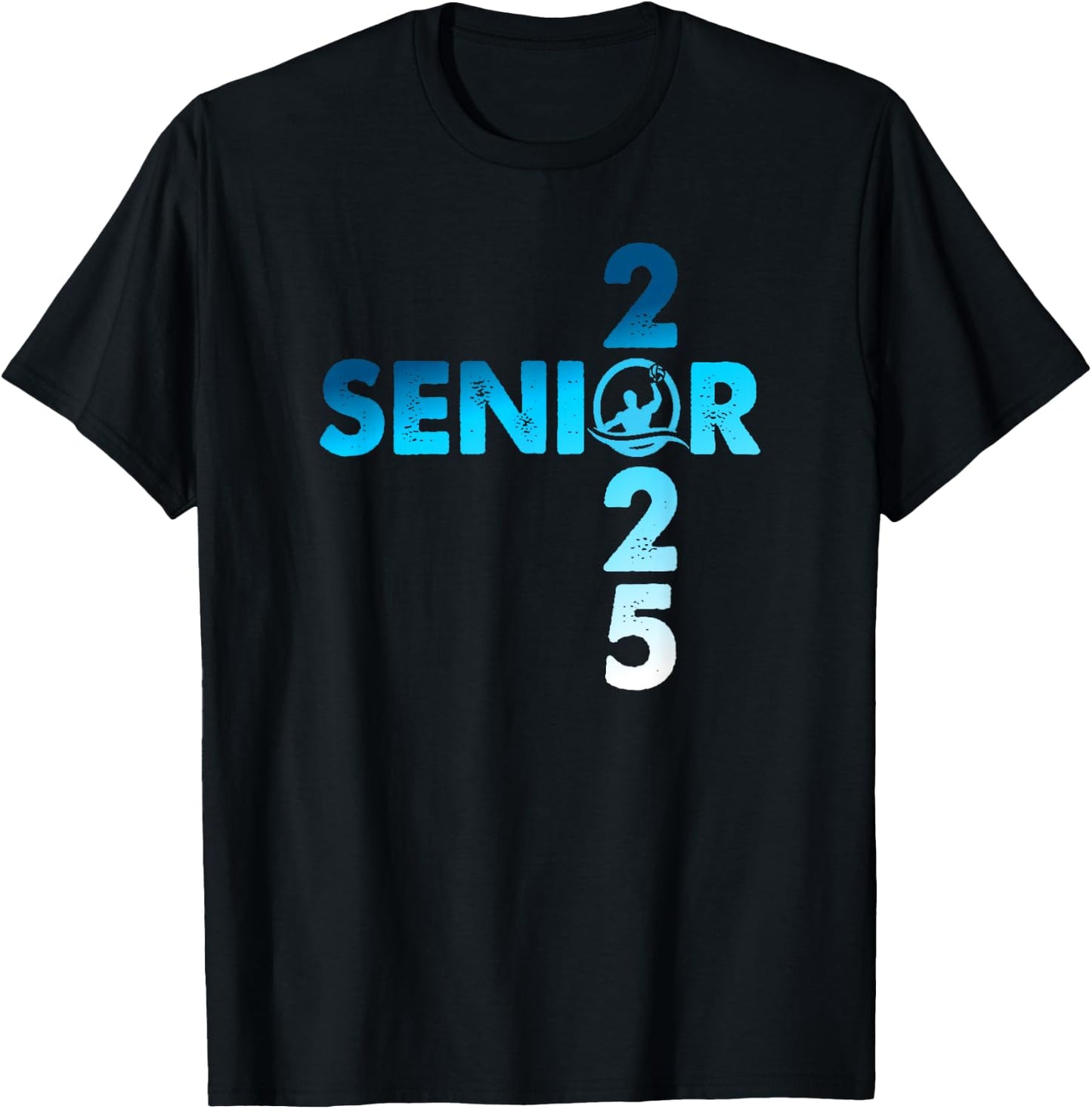Water Polo Senior Class of 2025 T-Shirt - T-Shirt | Black