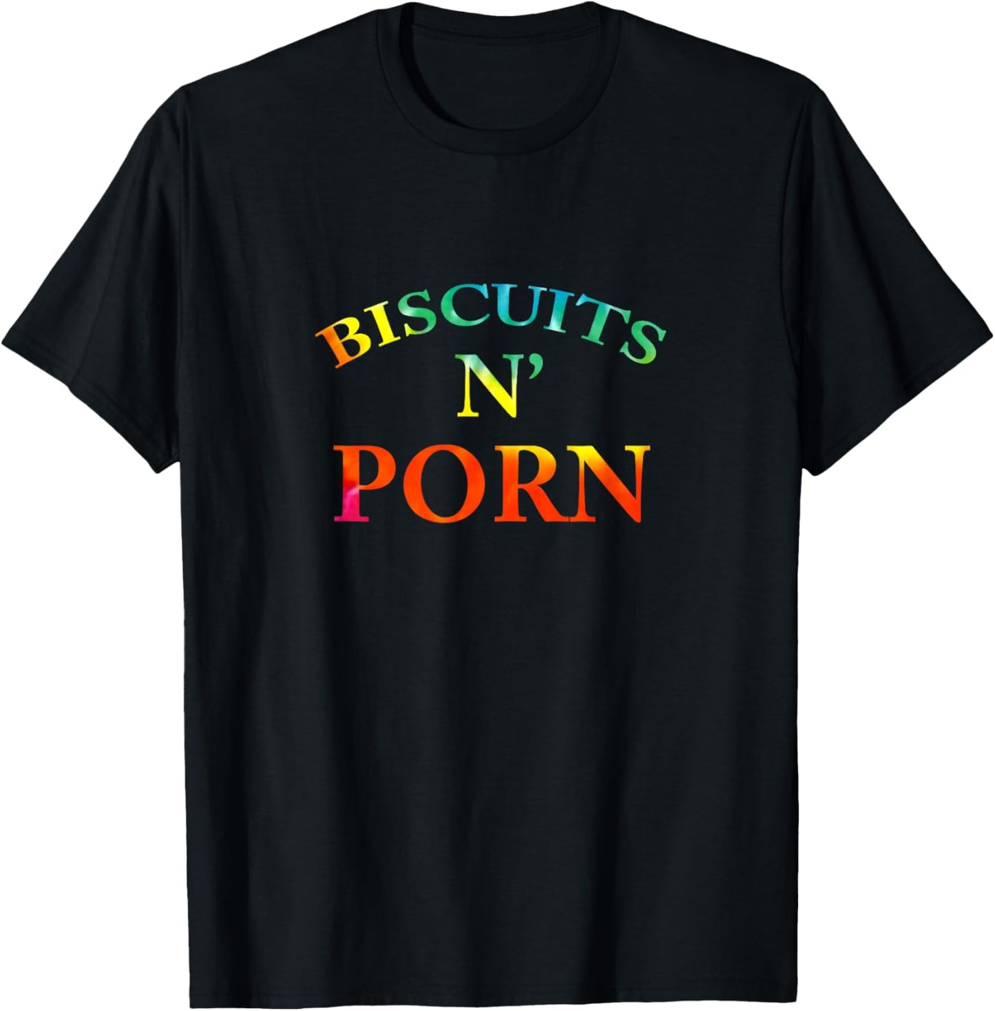 Biscuits N' Porn T-Shirt - T-Shirt | Black