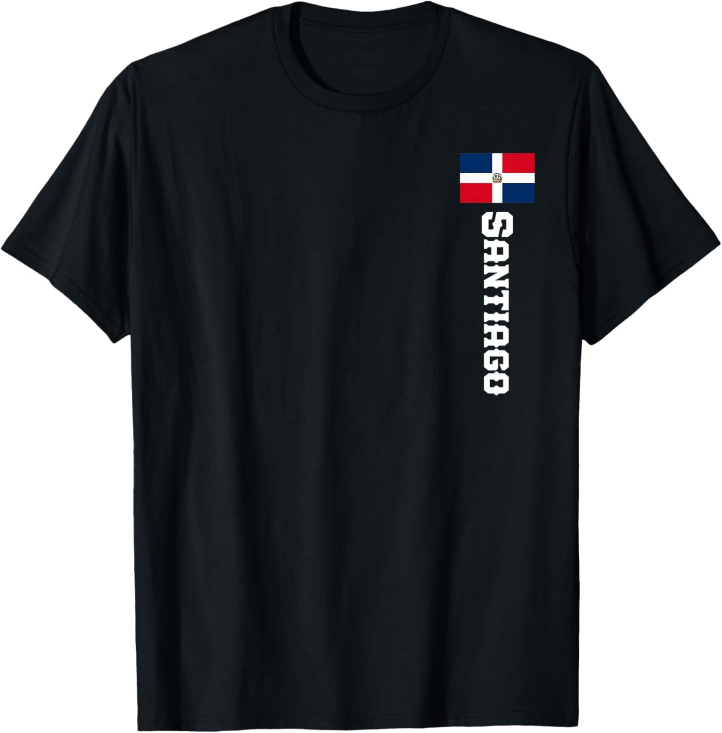 Santiago Last Name Dominican Republic Shirt Women T-Shirt - T-Shirt | Black