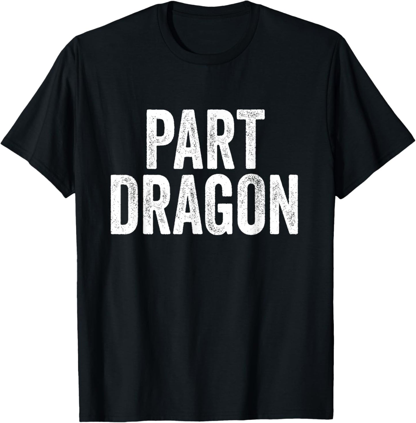 Part Dragon Dragonkin Otherkin Funny Dragon Kin T-Shirt - T-Shirt | Black