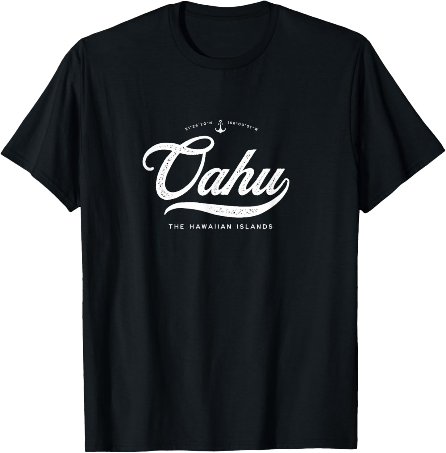 Oahu Hawaii T-Shirt - T-Shirt | Black