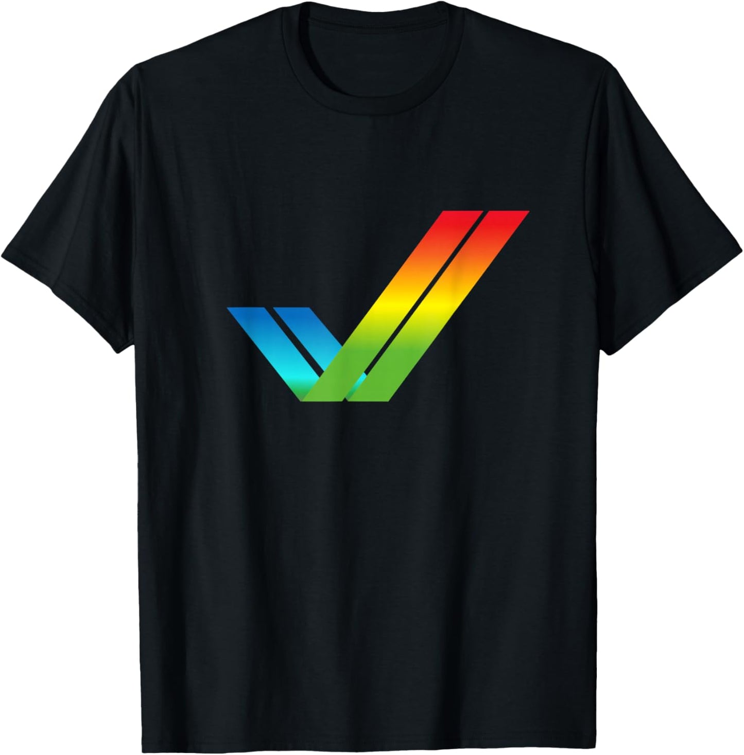Amiga Tick Logo retro computer T-Shirt - T-Shirt | Black