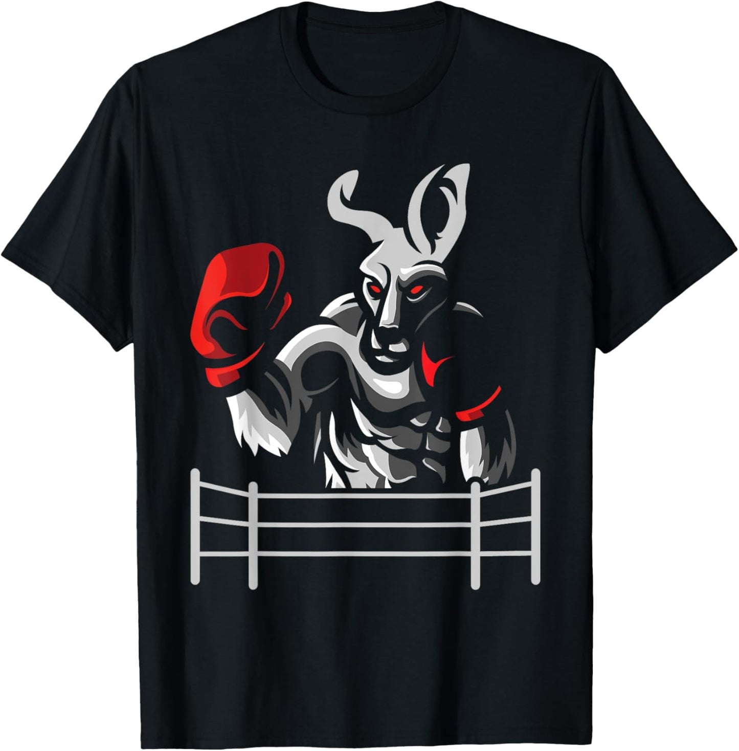 Kangaroo - Boxing Kickboxer Boxer Kickboxing Fan T-Shirt - T-Shirt | Black