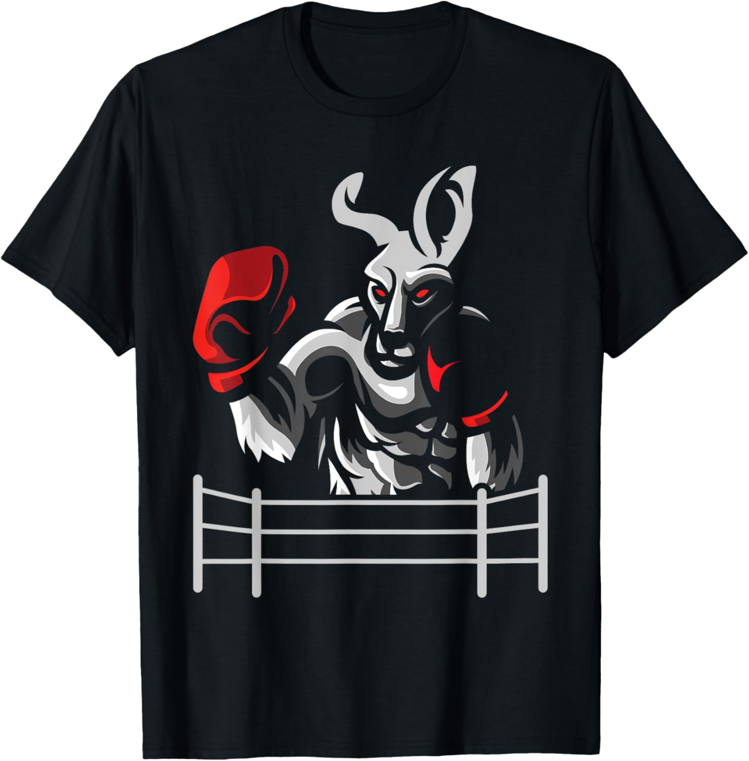 Kangaroo - Boxing Kickboxer Boxer Kickboxing Fan T-Shirt - T-Shirt | Black