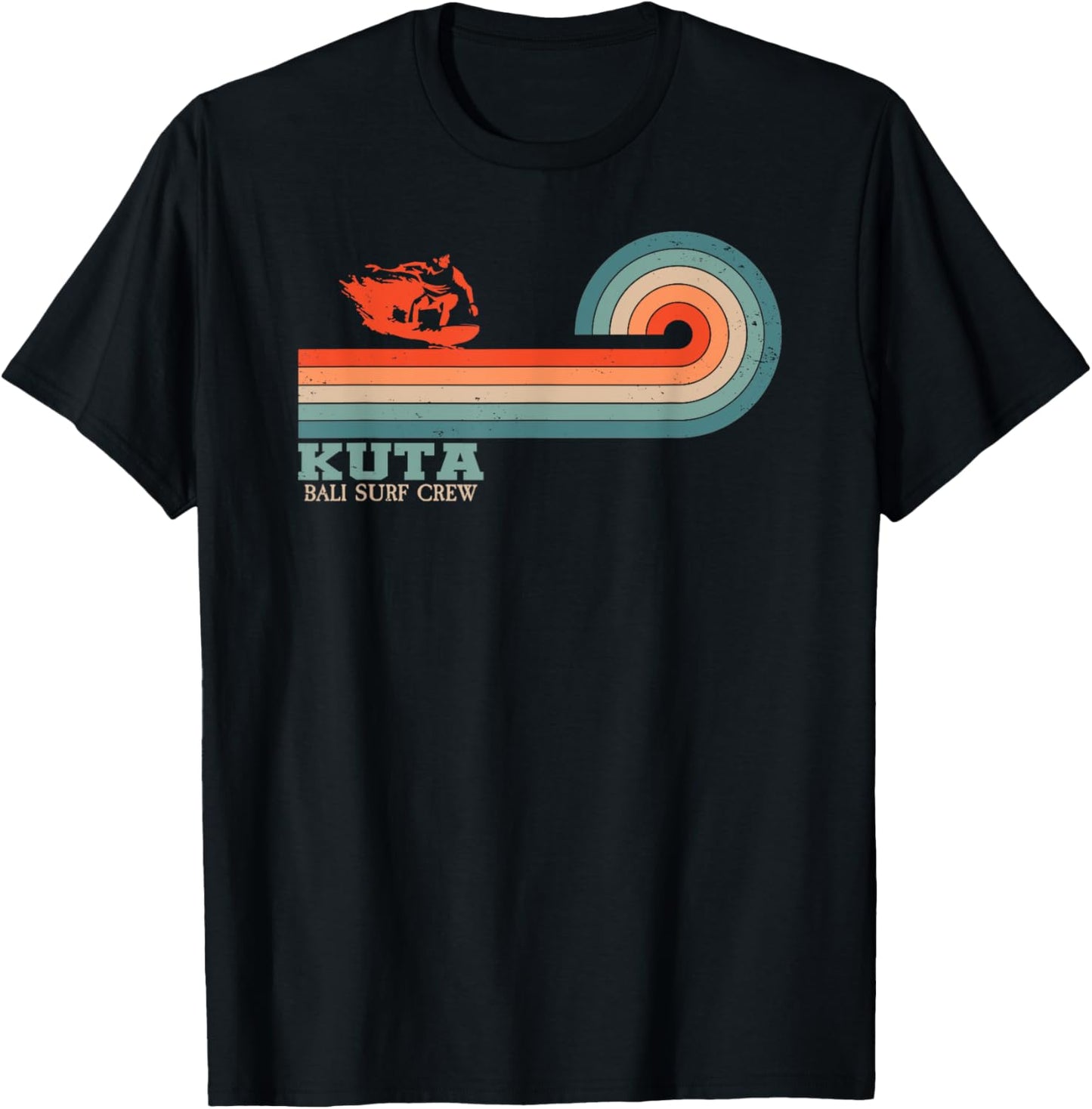 Bali Surfer I Indonesia Surfing I Bali Surf Crew I Kuta Surf Men Women T-Shirt - T-Shirt | Black