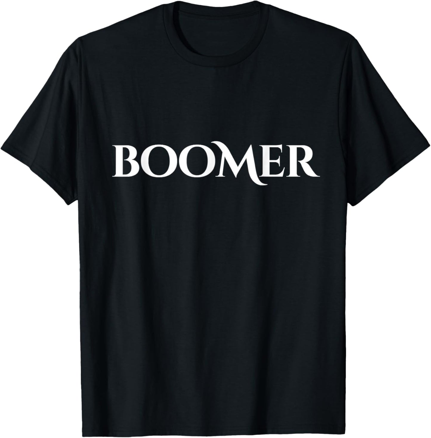 with Boomer Written on It T-Shirt - T-Shirt | Black