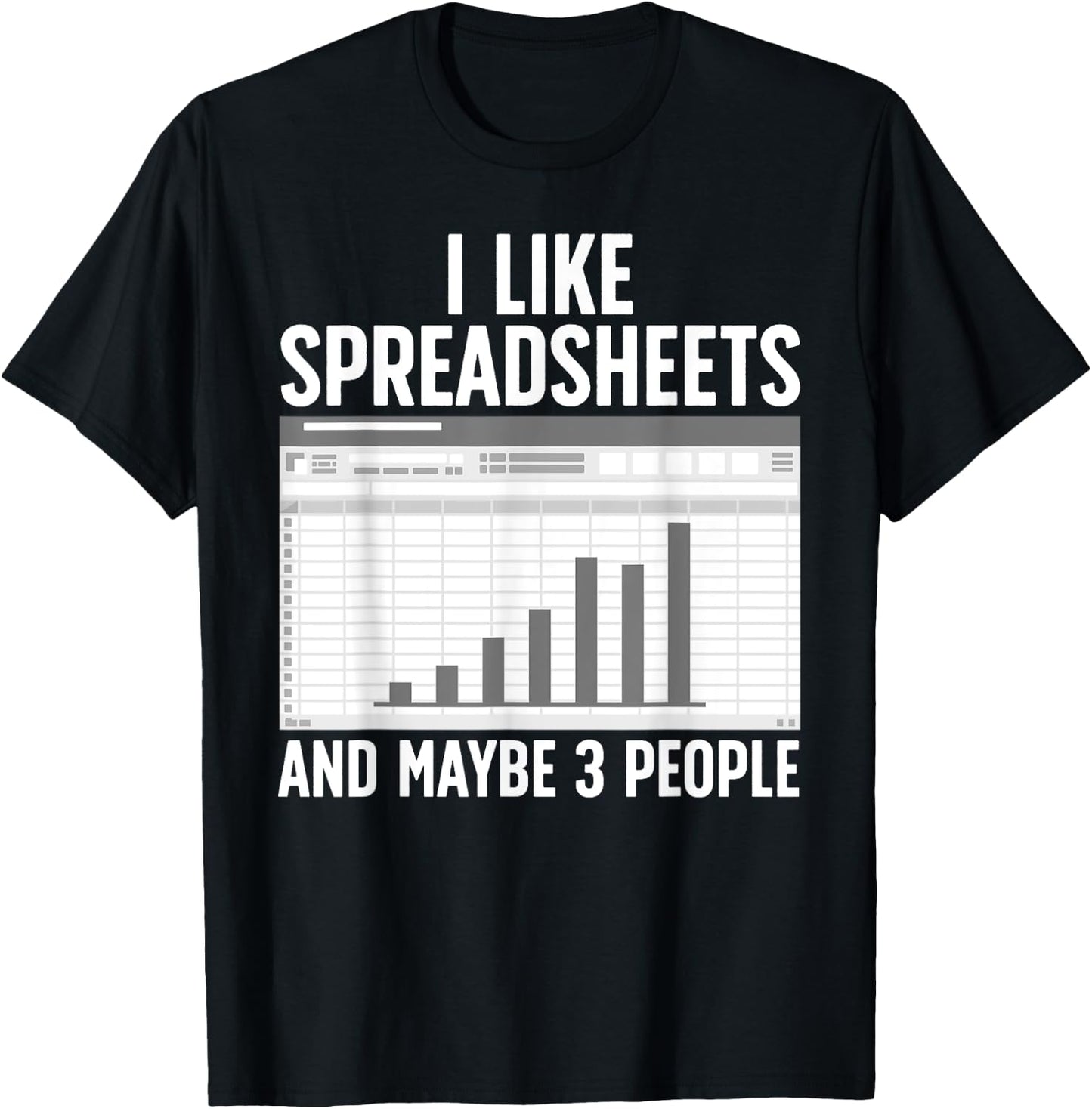 Cool Accountant Women Tax Accounting Spreadsheet CPA T-Shirt - T-Shirt | Black