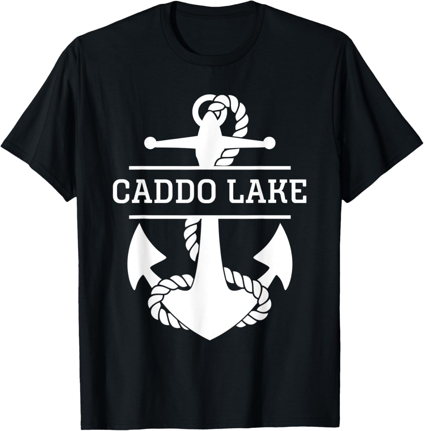 Caddo Lake Texas Louisiana USA Nautical T-Shirt - T-Shirt | Black