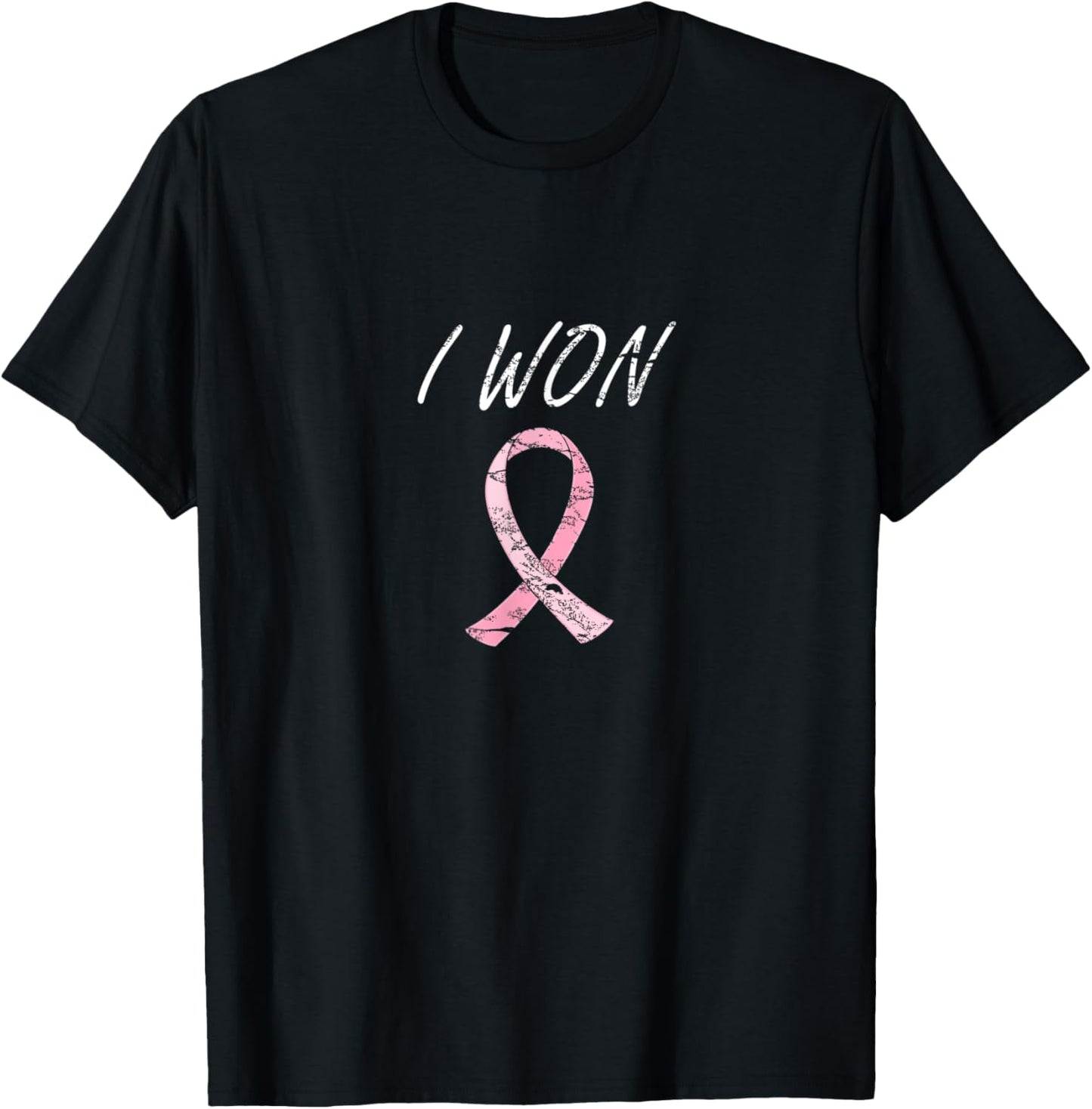 Survivor Breast Cancer Awareness Cancer Winner T-Shirt - T-Shirt | Black