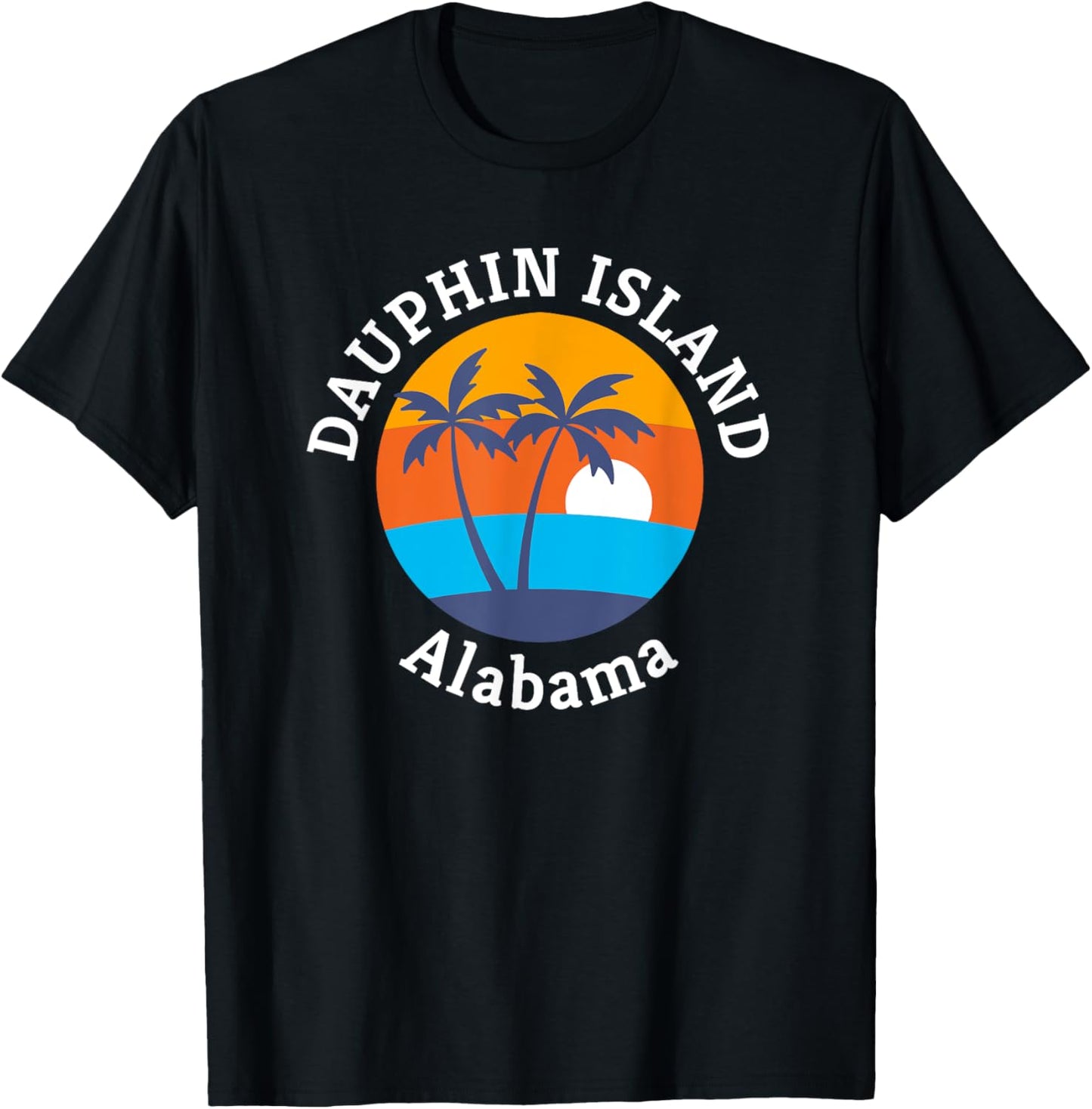 Dauphin Island Beach Alabama Summer Vacation Souvenir Women Kids T-Shirt - T-Shirt | Black