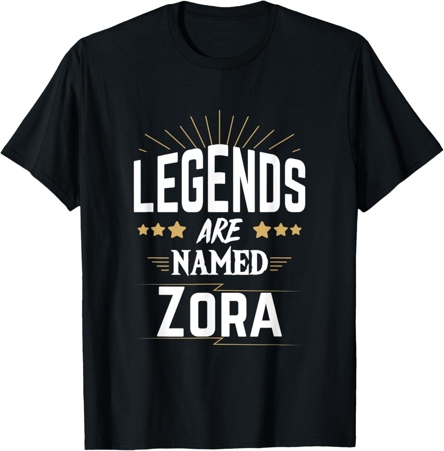 Legends Are Named Zora T-Shirt - T-Shirt | Black