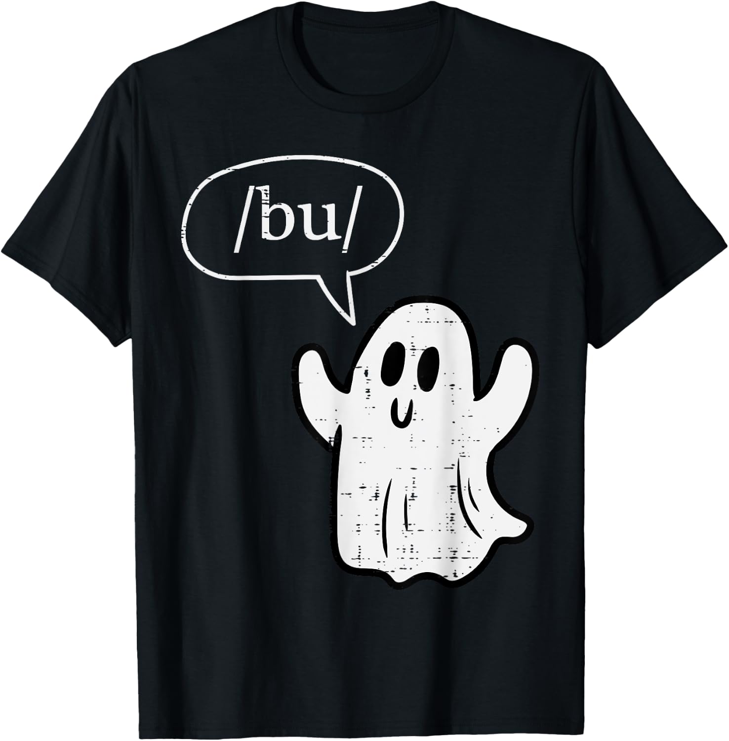 Halloween Speech Therapy Ghost Bu Boo SLP Costume Men Women T-Shirt - T-Shirt | Black